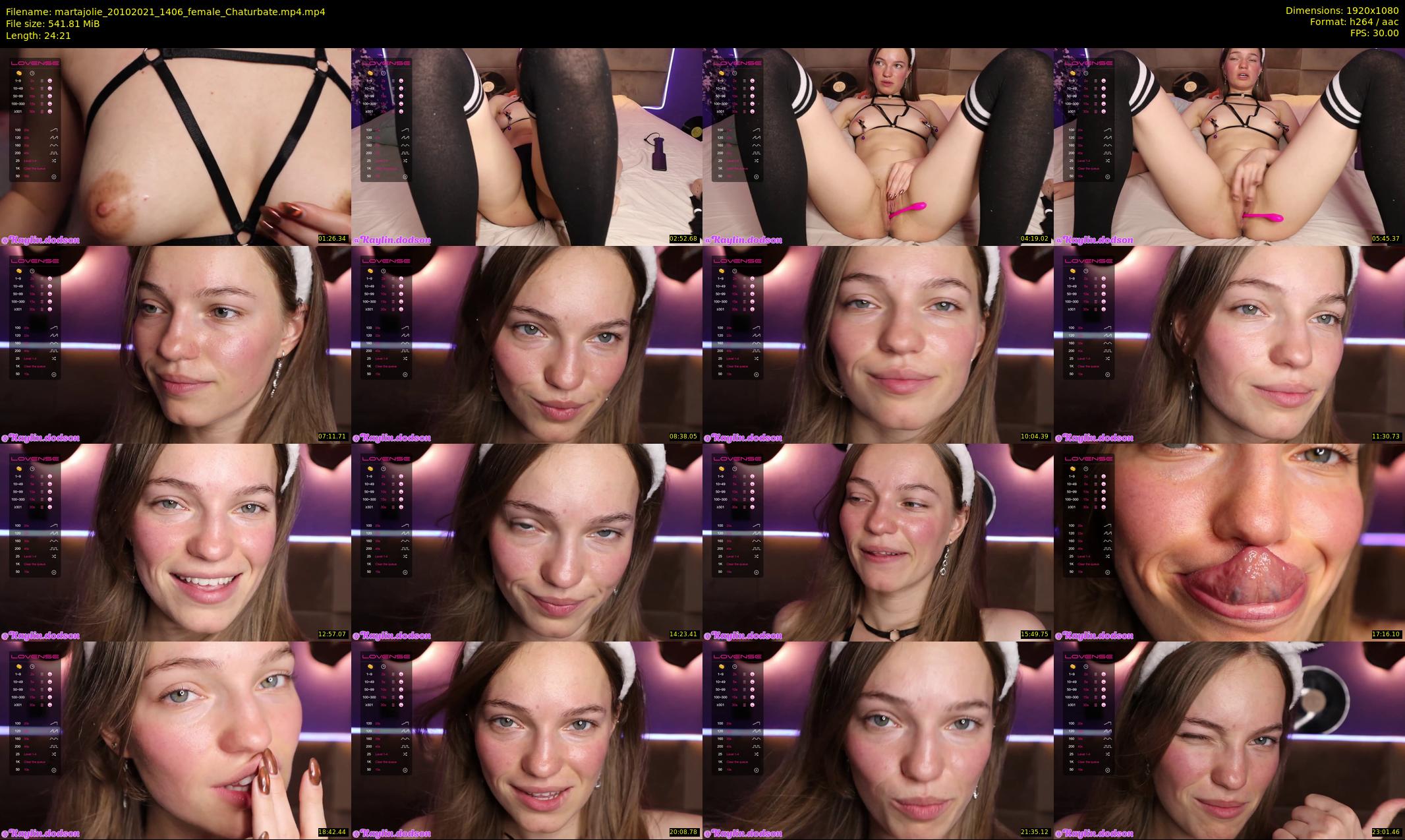 martajolie — 25 minute Chaturbate female cam show recording, 1080p, Oct 20, 2021