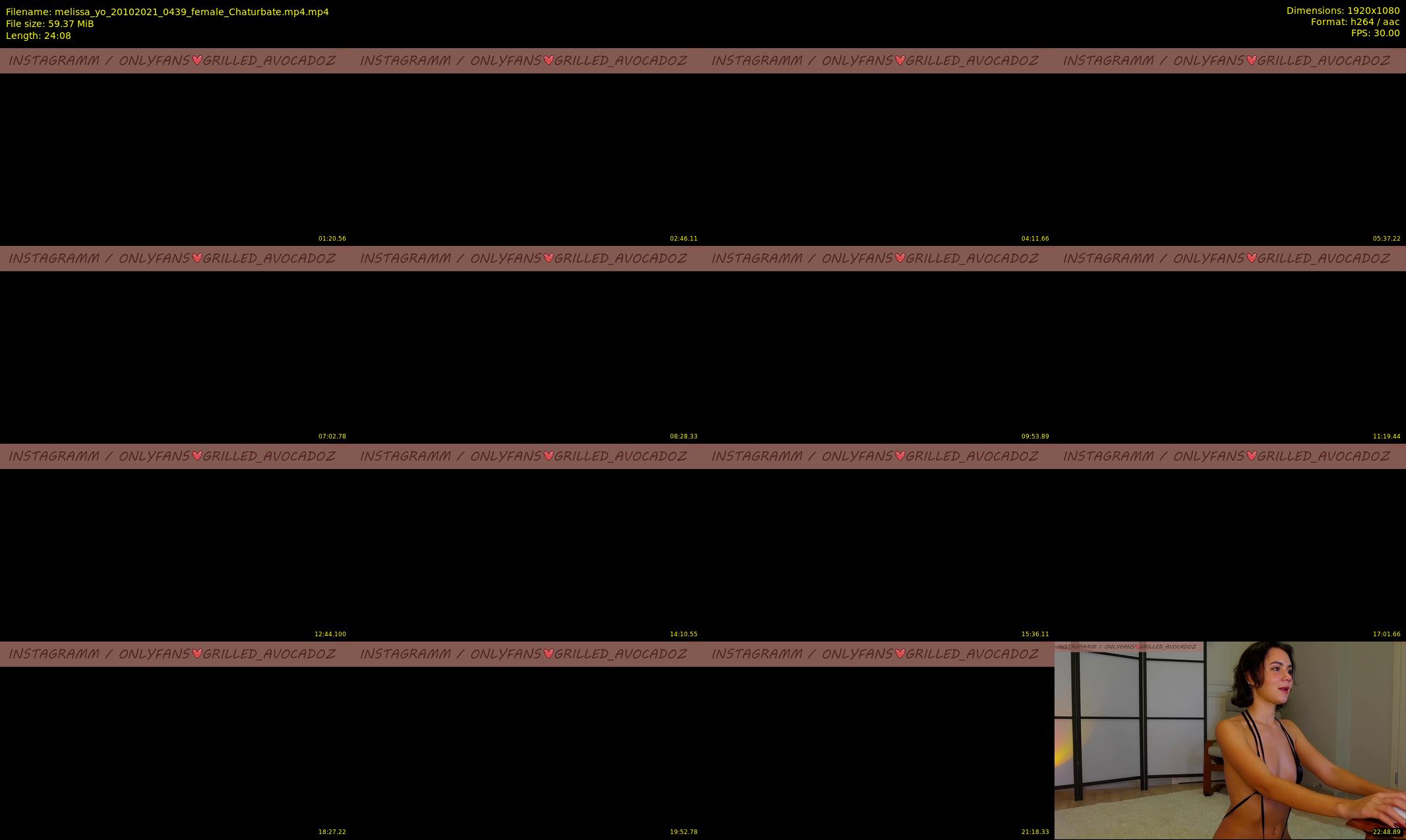 melissa_yo — 25 minute Chaturbate female cam show recording, 1080p, Oct 20, 2021