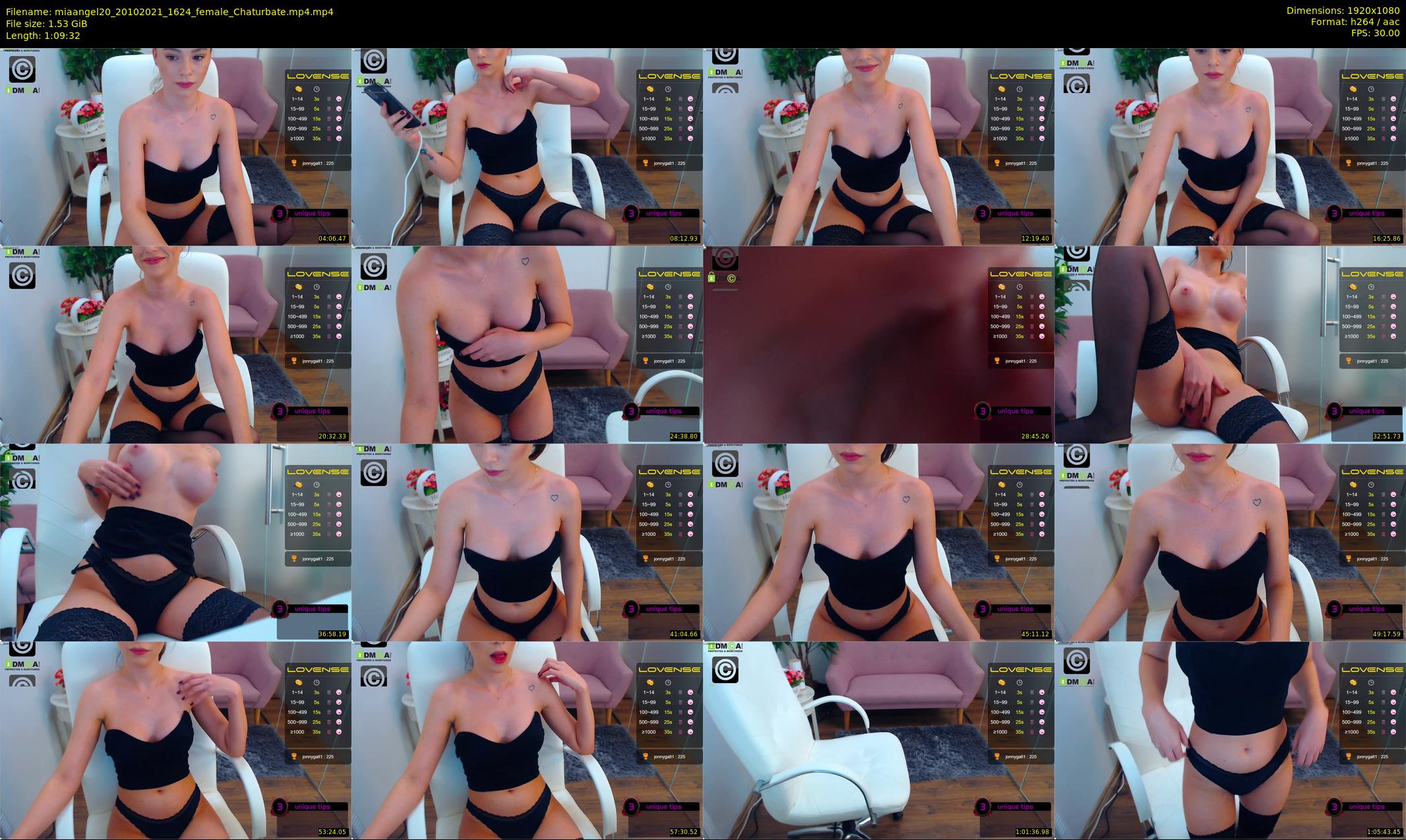 miaangel20 — 70 minute Chaturbate female cam show recording, 1080p, Oct 20, 2021