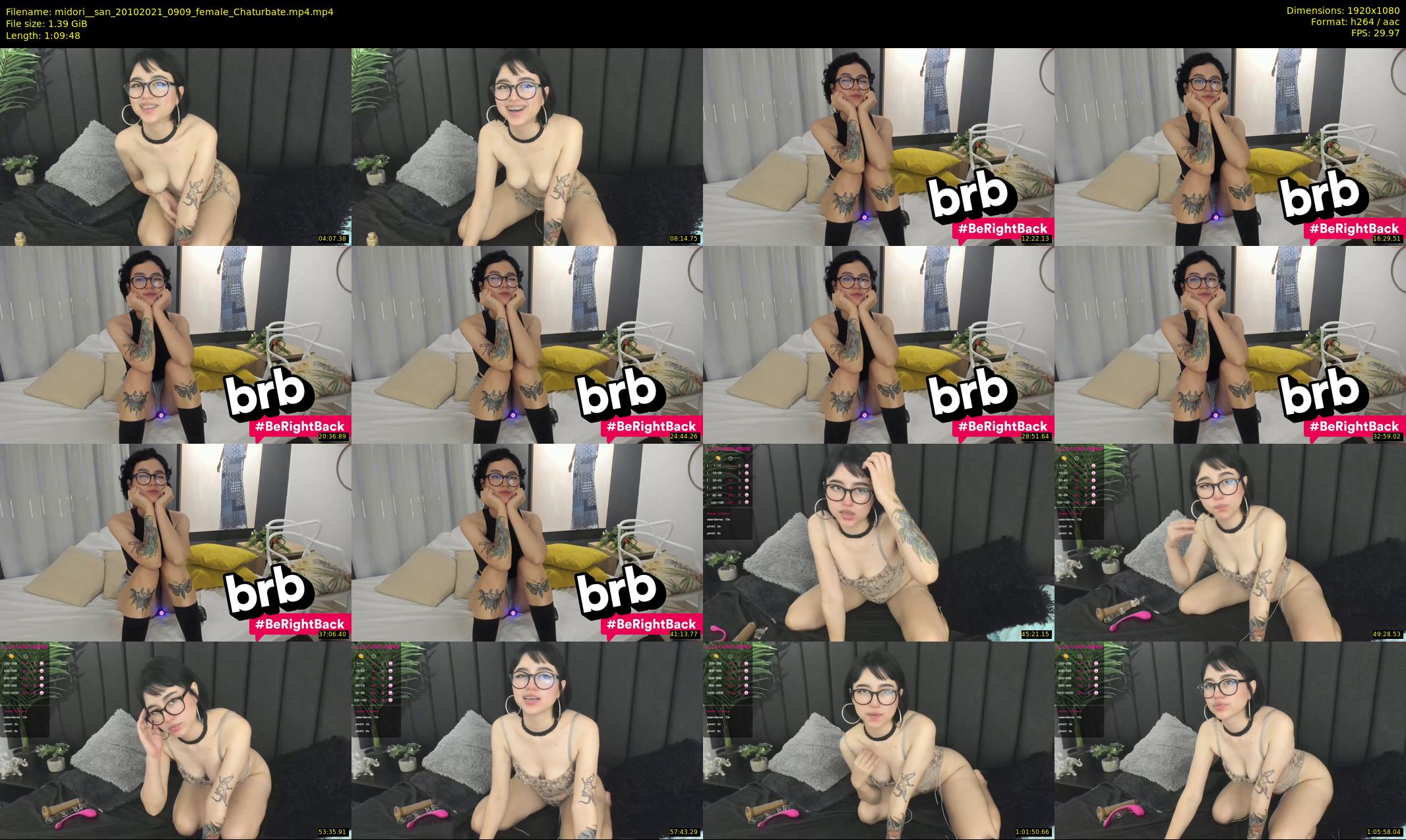 midori__san — 70 minute Chaturbate female cam show recording, 1080p, Oct 20, 2021