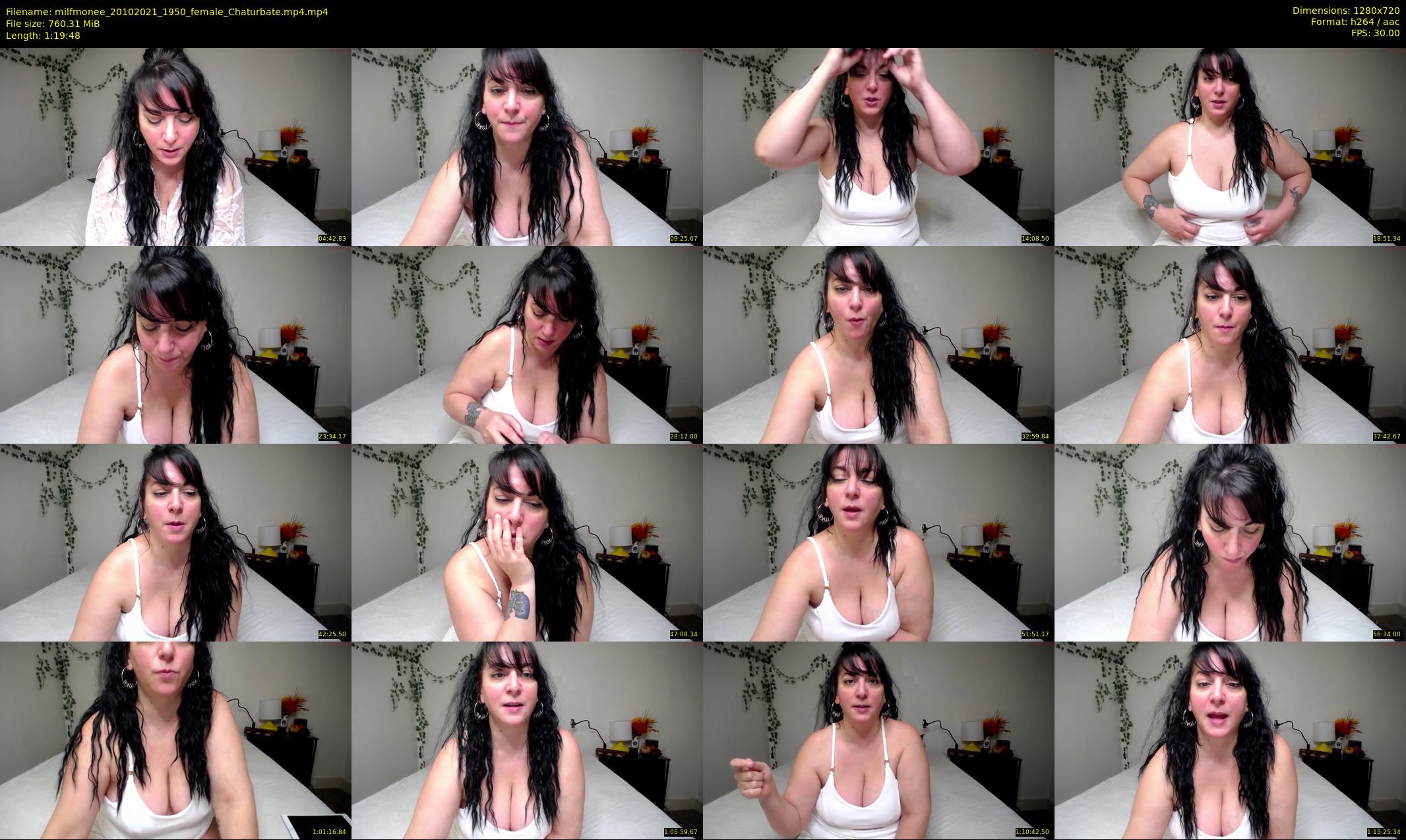 milfmonee — 80 minute Chaturbate female cam show recording, 720p, Oct 20, 2021