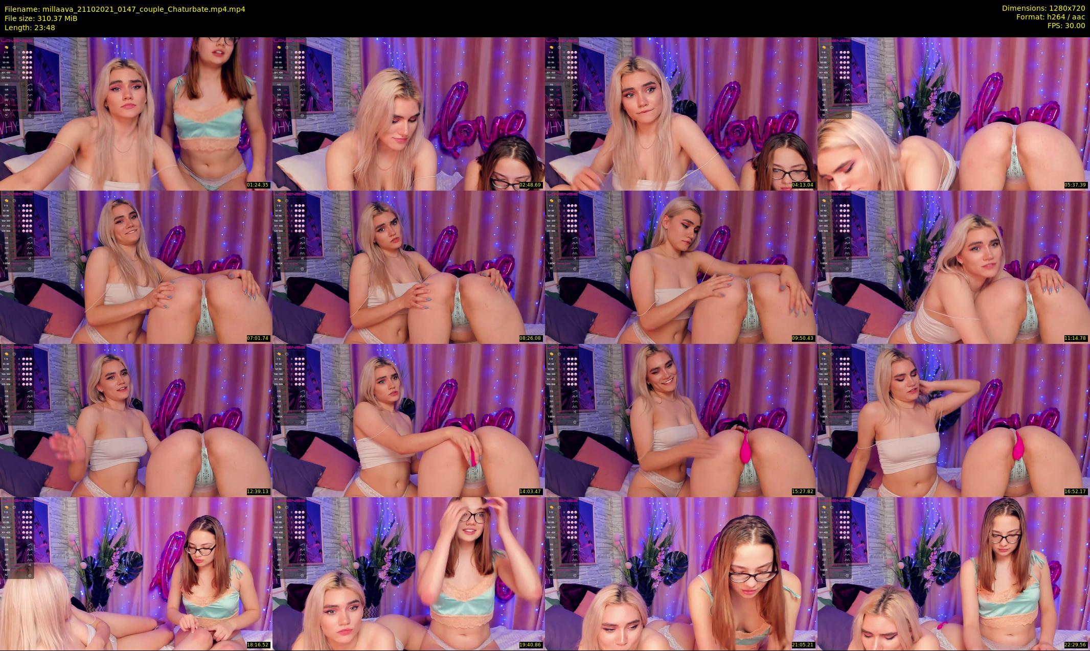 millaava — 24 minute Chaturbate female cam show recording, 720p, Oct 21, 2021