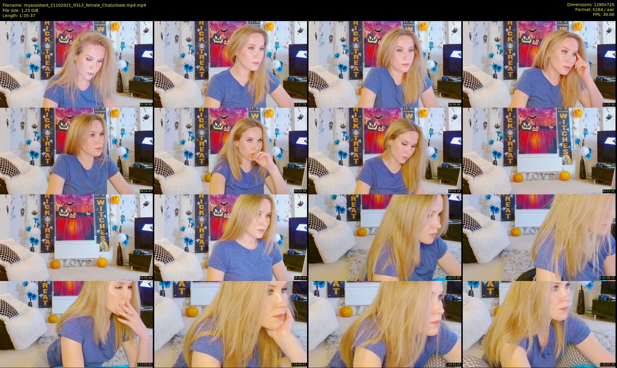myassistant — 96 minute Chaturbate female cam show recording, 720p, Oct 21, 2021
