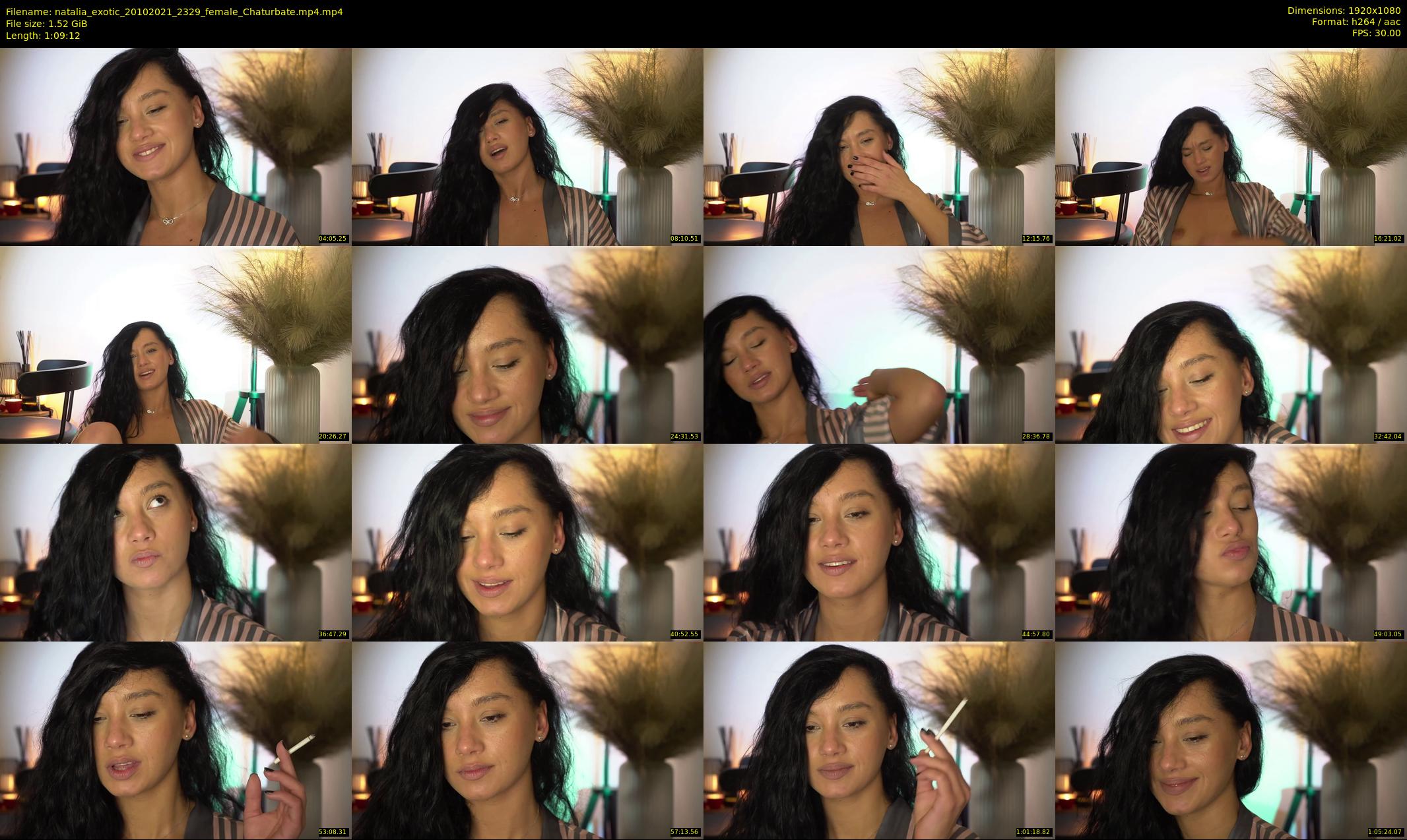 natalia_exotic — 70 minute Chaturbate female cam show recording, 1080p, Oct 20, 2021