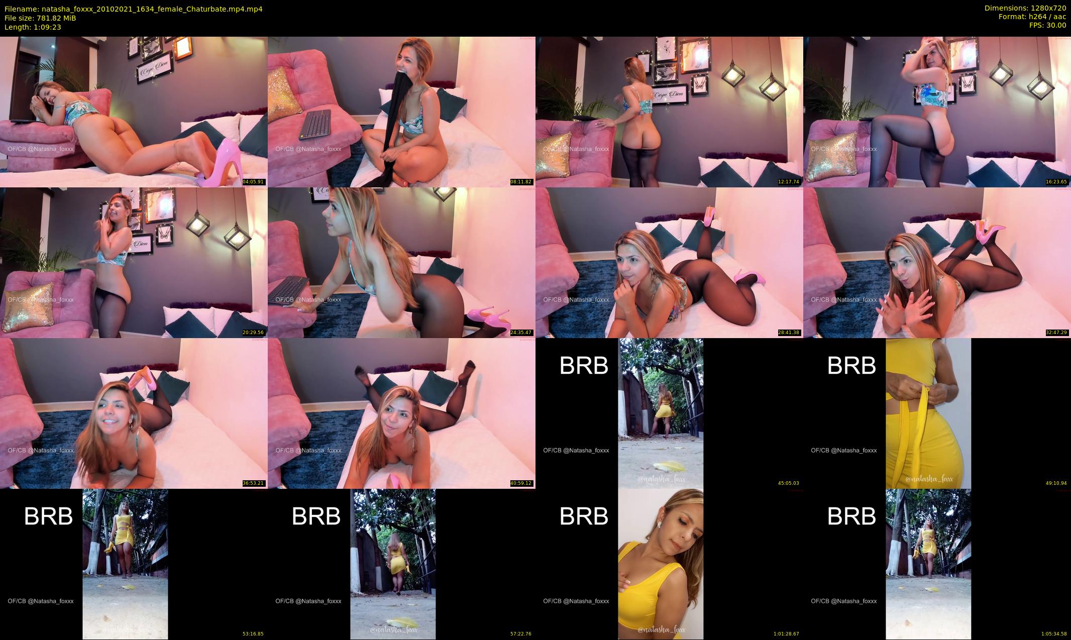 natasha_foxxx — 70 minute Chaturbate female cam show recording, 720p, Oct 20, 2021