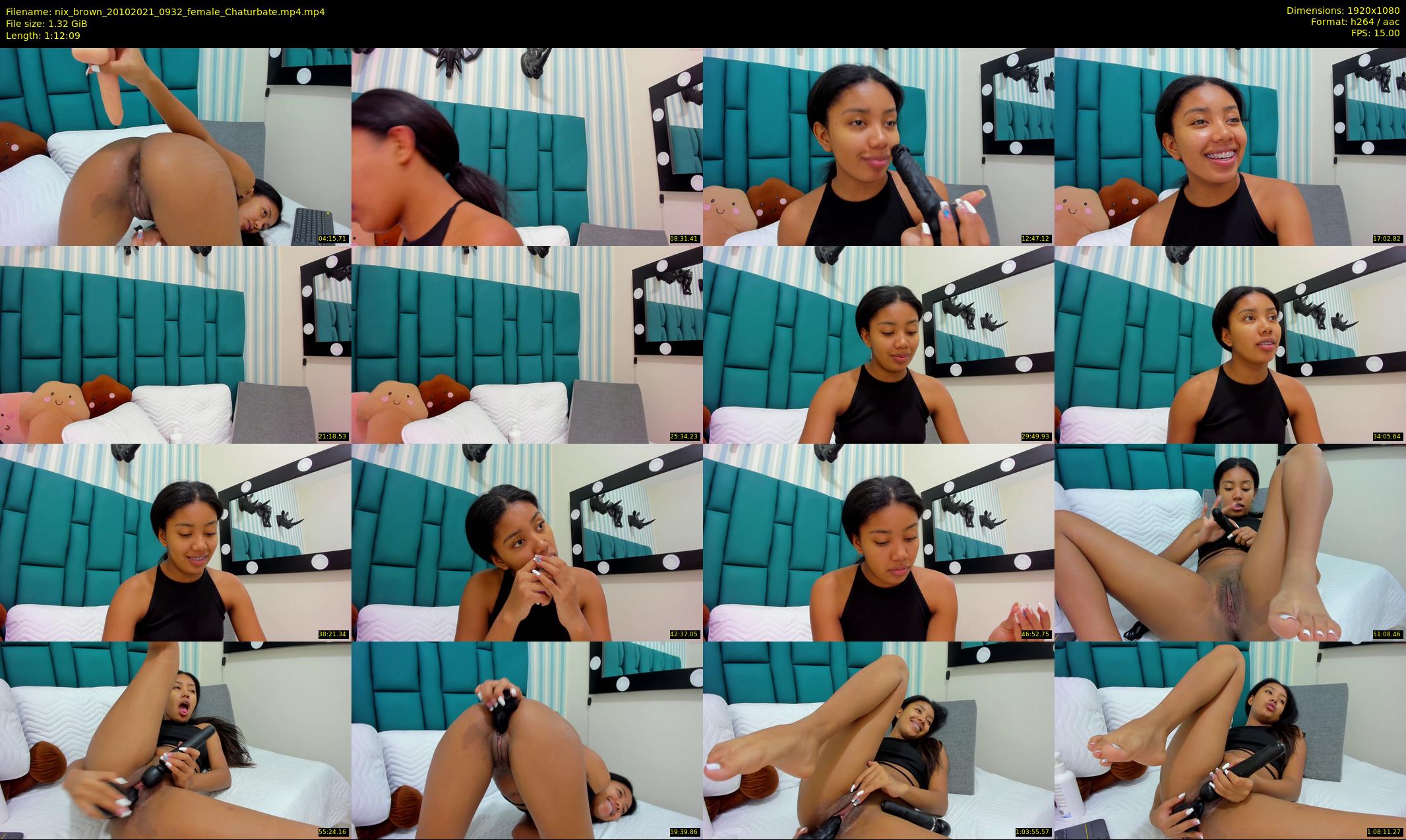 nix_brown — 73 minute Chaturbate female cam show recording, 1080p, Oct 20, 2021