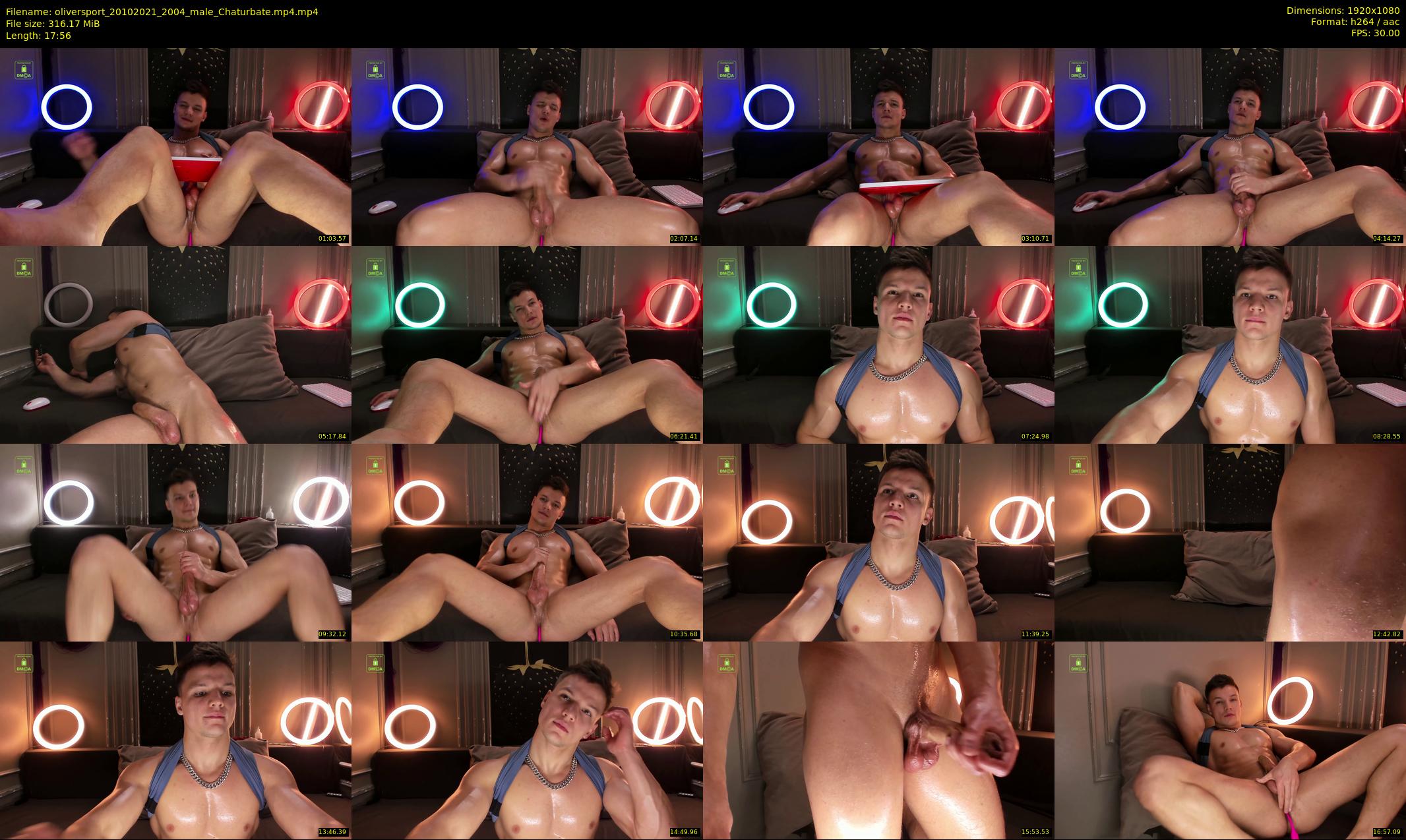 oliversport — 18 minute Chaturbate male cam show recording, 1080p, Oct 20, 2021