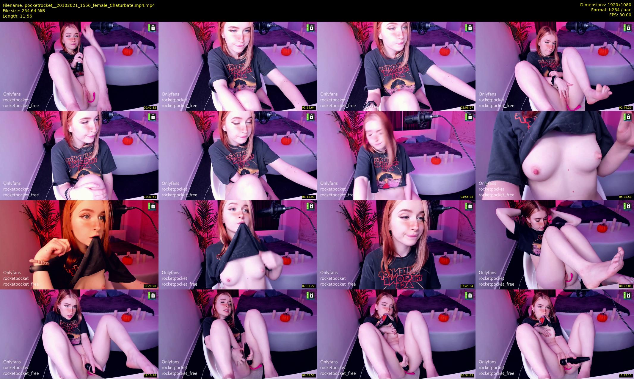 pocketrocket_ — 12 minute Chaturbate female cam show recording, 1080p, Oct 20, 2021