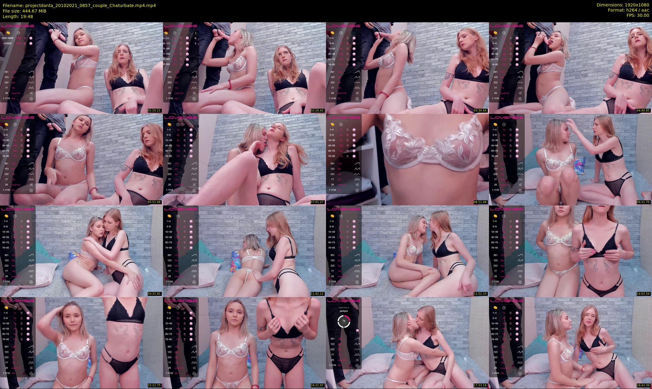projectdanta — 20 minute Chaturbate female cam show recording, 1080p, Oct 20, 2021