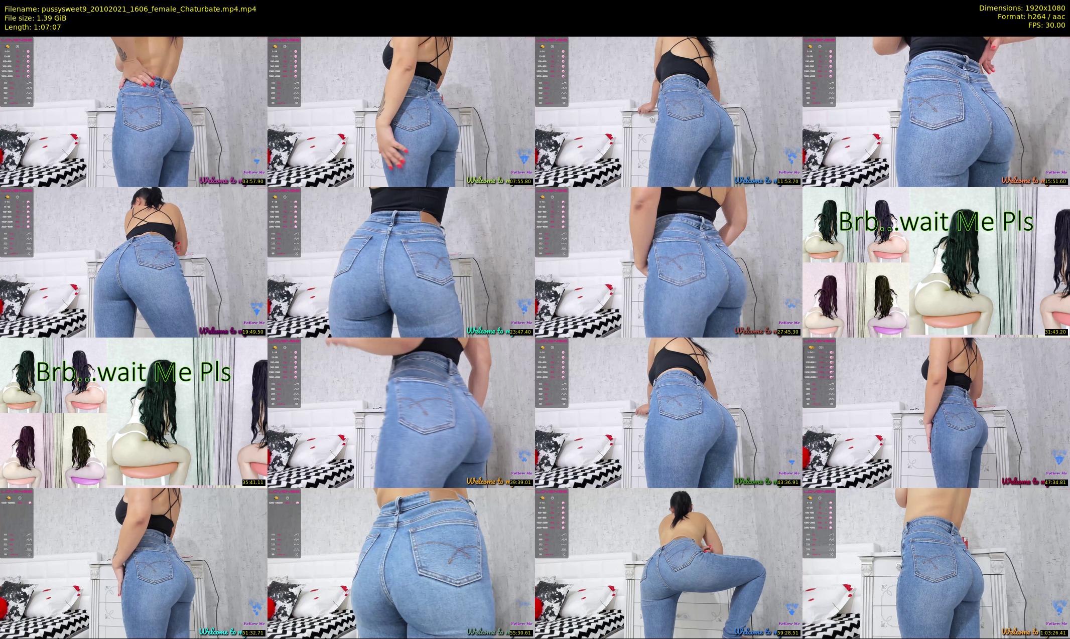 pussysweet9 — 68 minute Chaturbate female cam show recording, 1080p, Oct 20, 2021