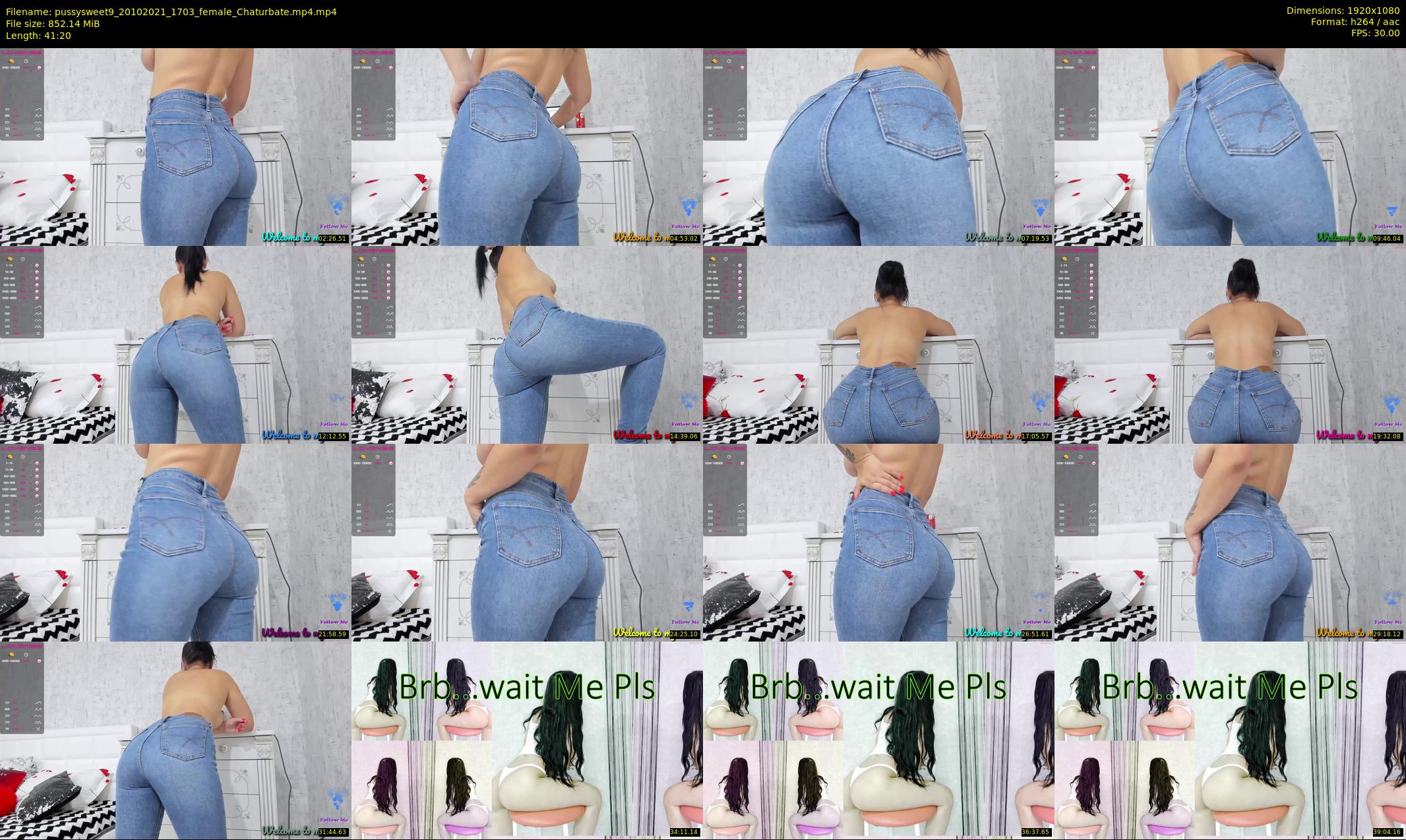 pussysweet9 — 42 minute Chaturbate female cam show recording, 1080p, Oct 20, 2021