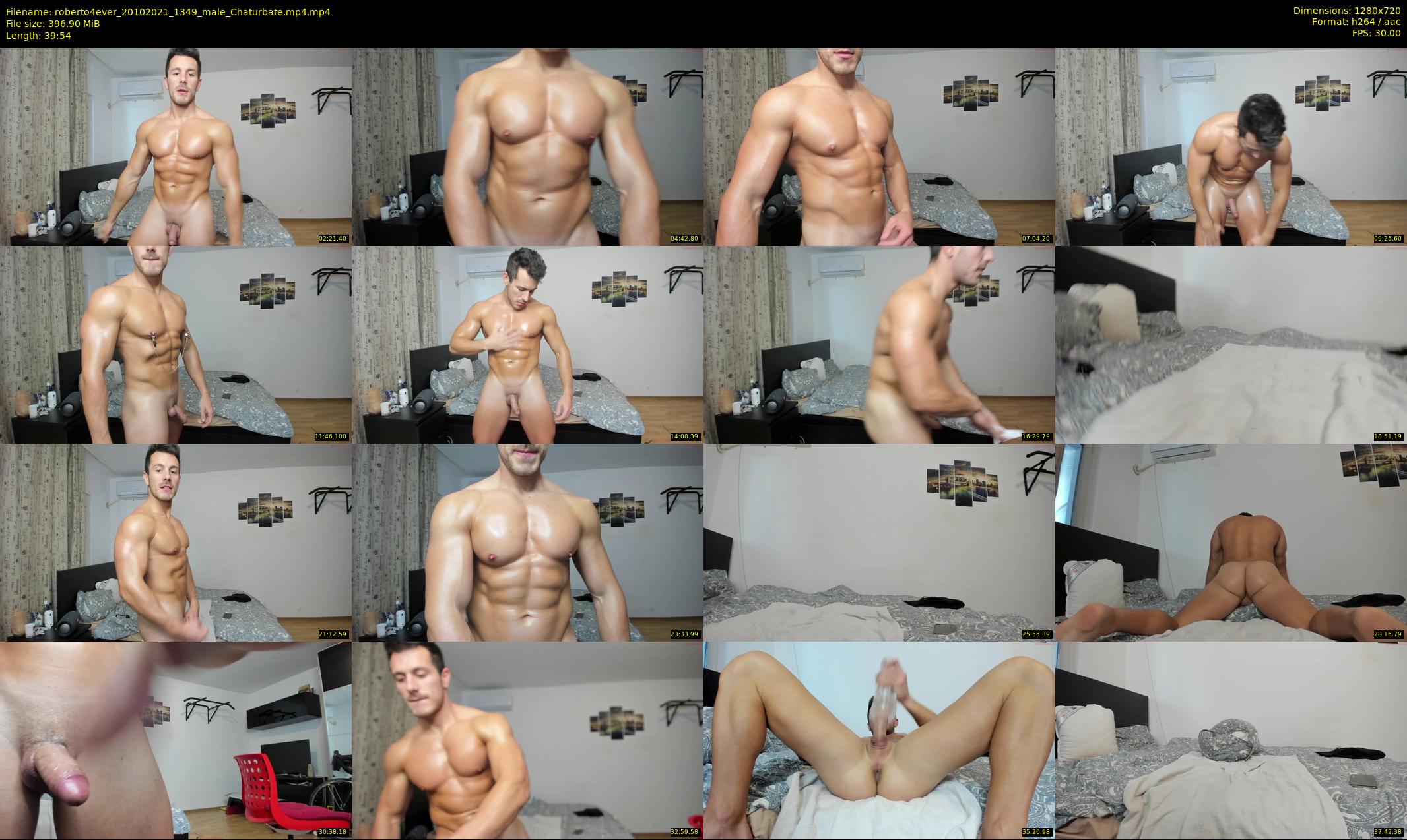 roberto4ever — 40 minute Chaturbate male cam show recording, 720p, Oct 20, 2021