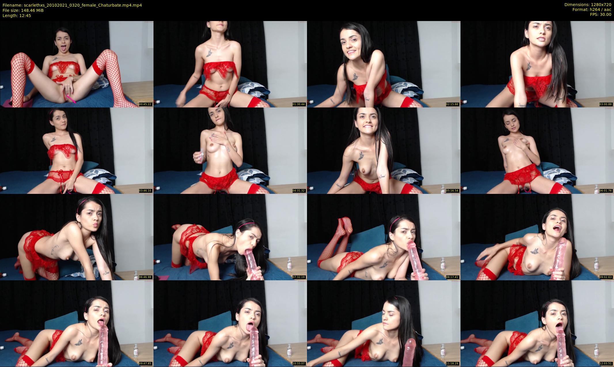 scarlethxs — 13 minute Chaturbate female cam show recording, 720p, Oct 20, 2021