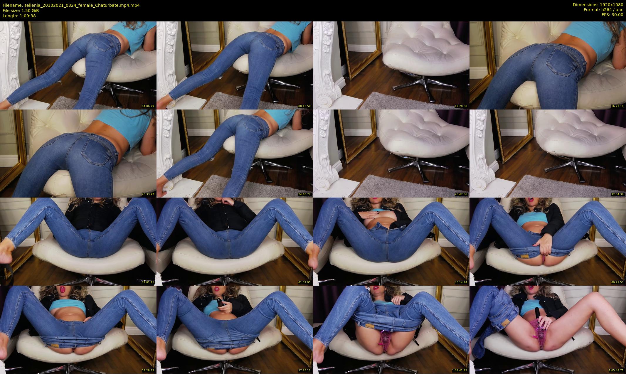 sellenia — 70 minute Chaturbate female cam show recording, 1080p, Oct 20, 2021