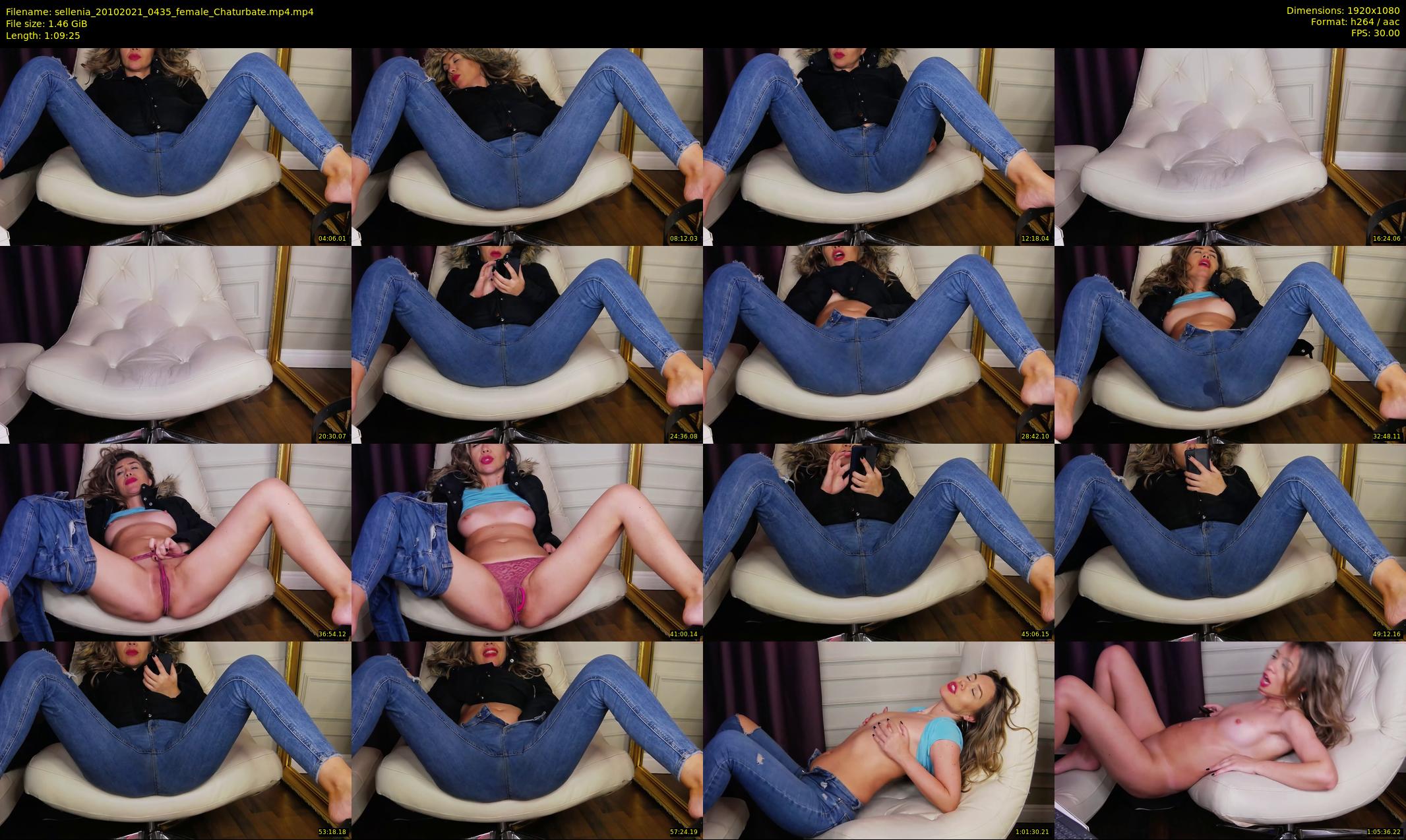 sellenia — 70 minute Chaturbate female cam show recording, 1080p, Oct 20, 2021