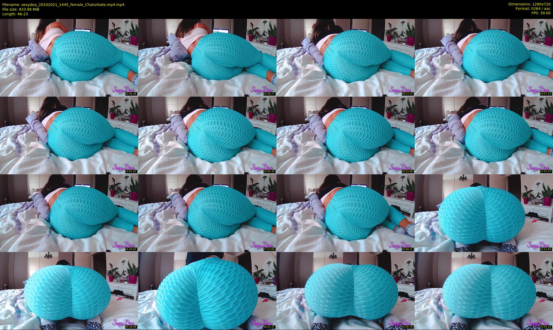 sexydea — 47 minute Chaturbate female cam show recording, 720p, Oct 20, 2021