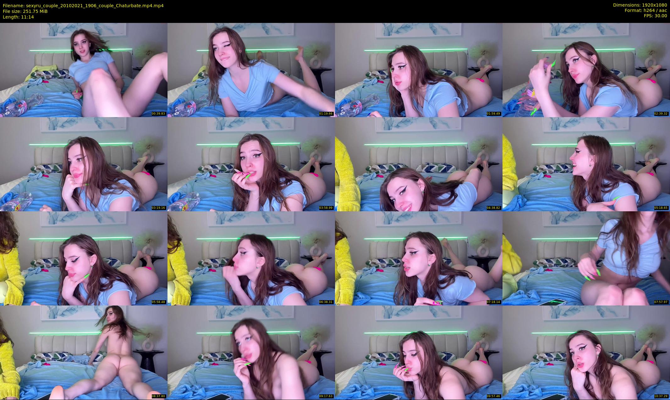sexyru_couple — 12 minute Chaturbate couple cam show recording, 1080p, Oct 20, 2021