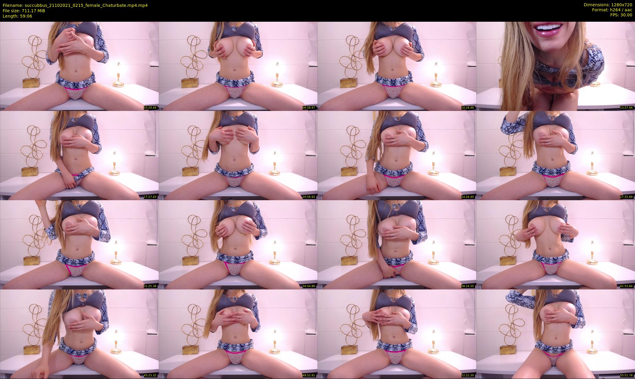 succubbus — 60 minute Chaturbate female cam show recording, 720p, Oct 21, 2021