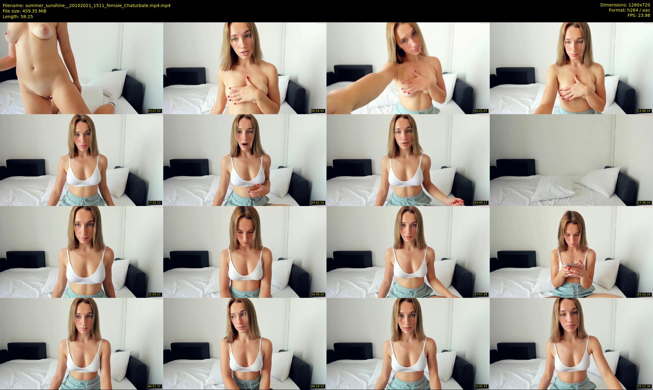 summer_sunshine_ — 59 minute Chaturbate female cam show recording, 720p, Oct 20, 2021