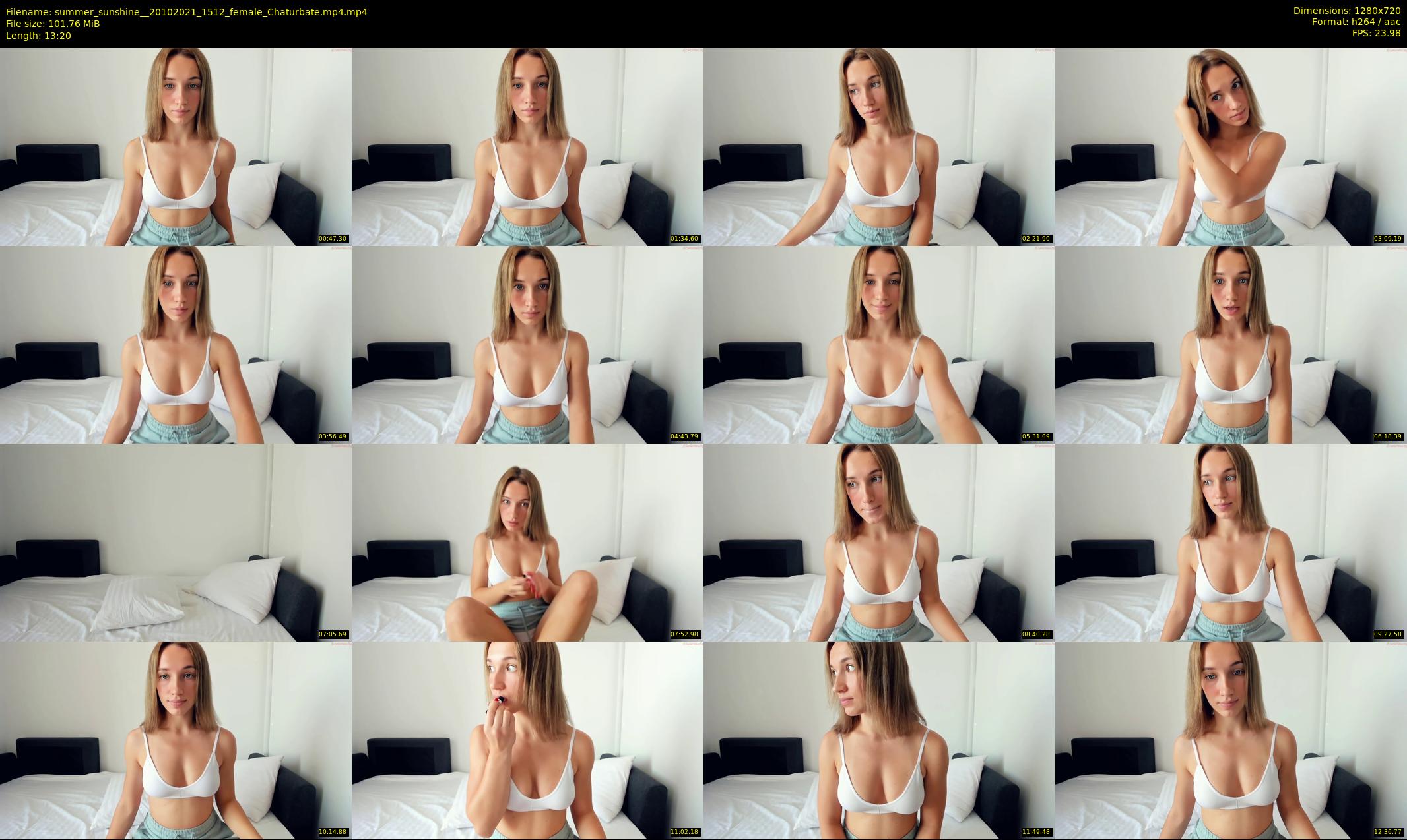 summer_sunshine_ — 14 minute Chaturbate female cam show recording, 720p, Oct 20, 2021