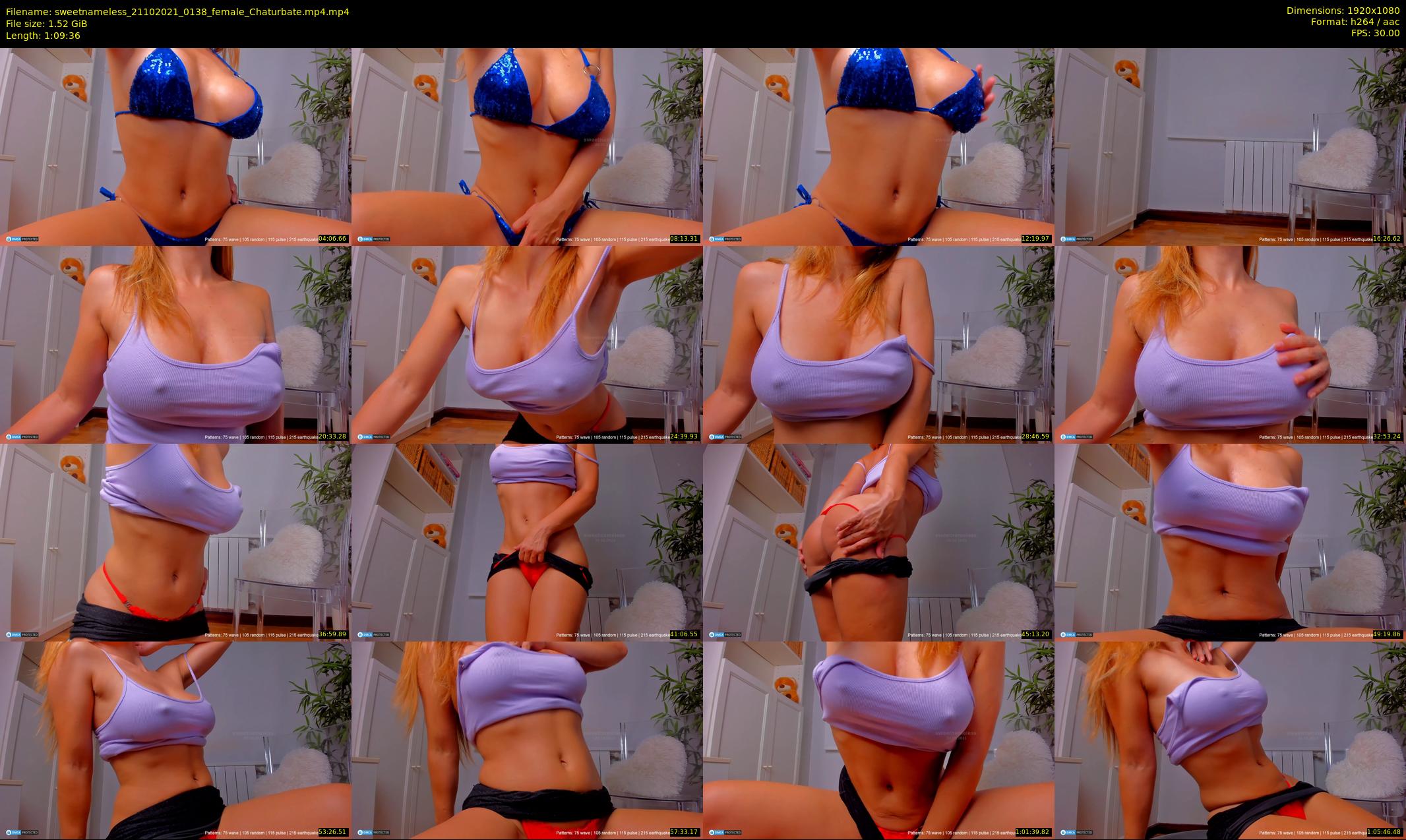 sweetnameless — 70 minute Chaturbate couple cam show recording, 1080p, Oct 21, 2021