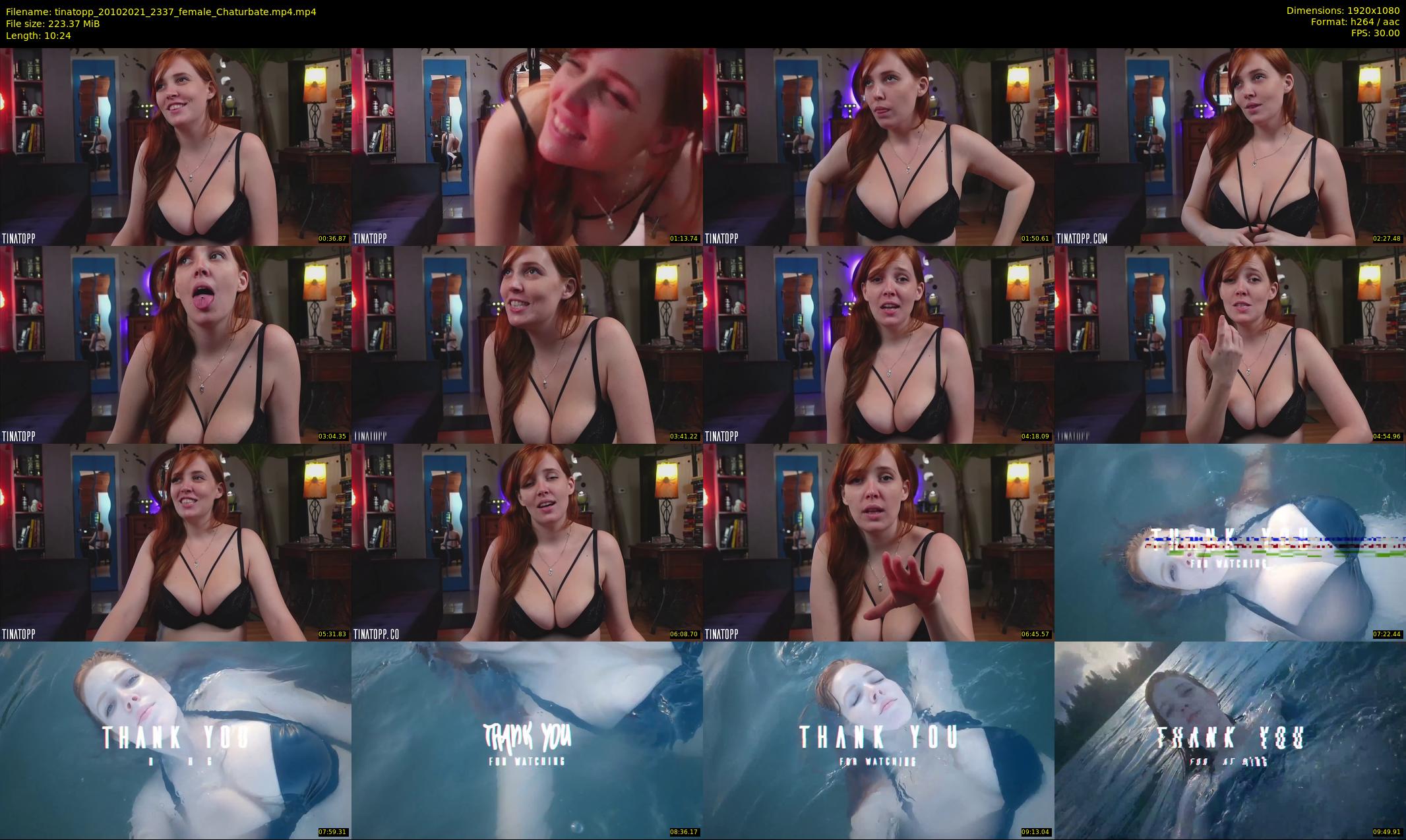 tinatopp — 11 minute Chaturbate female cam show recording, 1080p, Oct 20, 2021