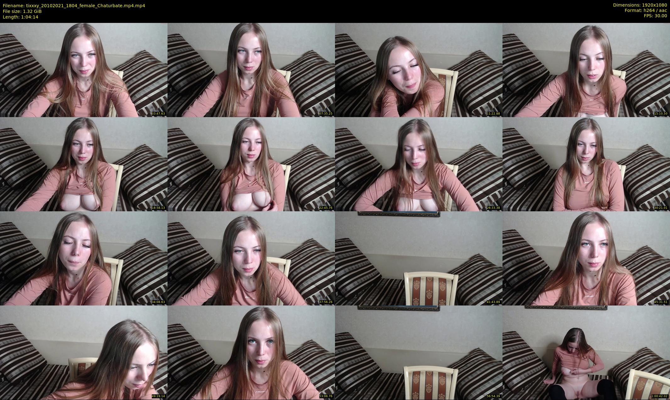 tixxxy — 65 minute Chaturbate female cam show recording, 1080p, Oct 20, 2021