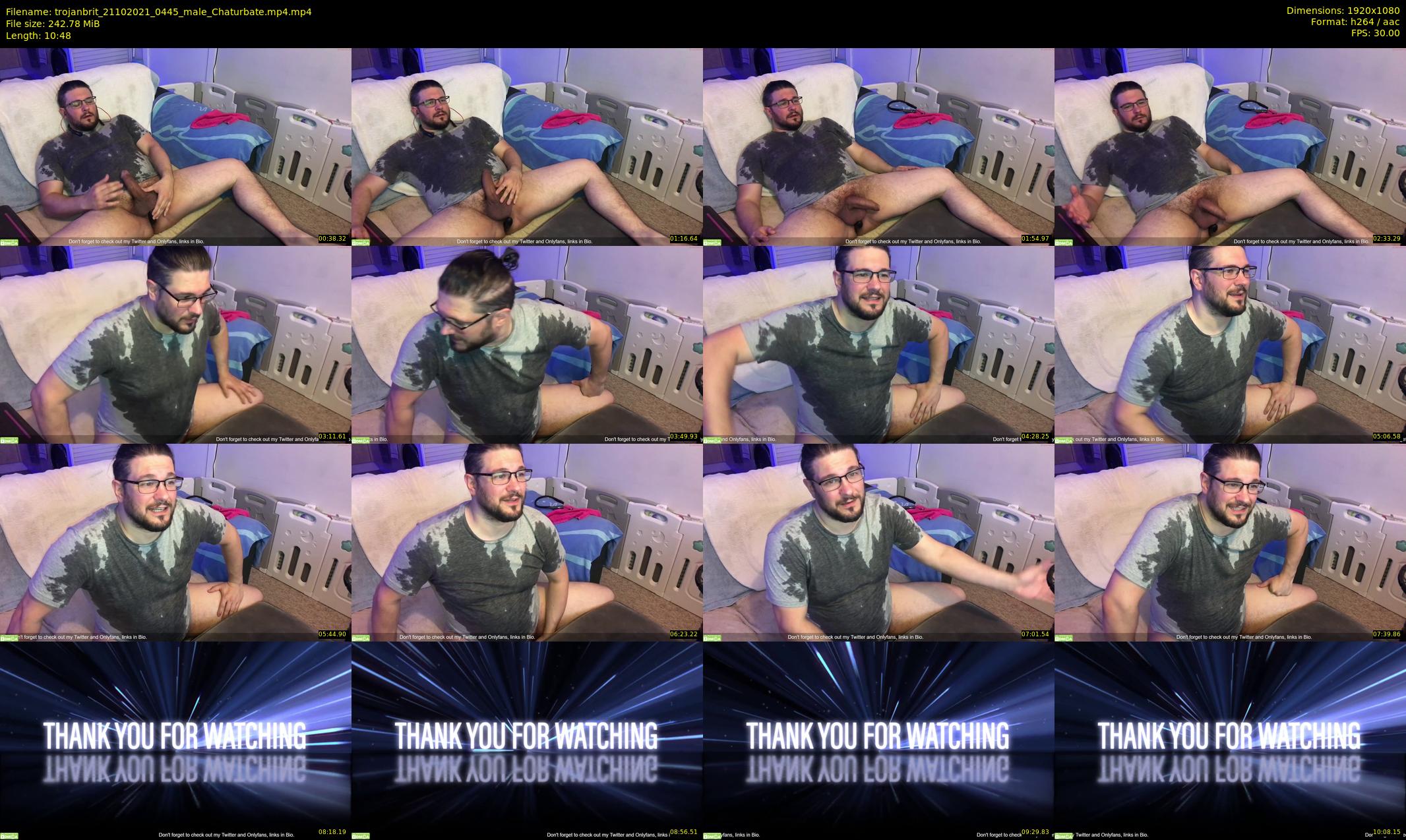 trojanbrit — 11 minute Chaturbate male cam show recording, 1080p, Oct 21, 2021