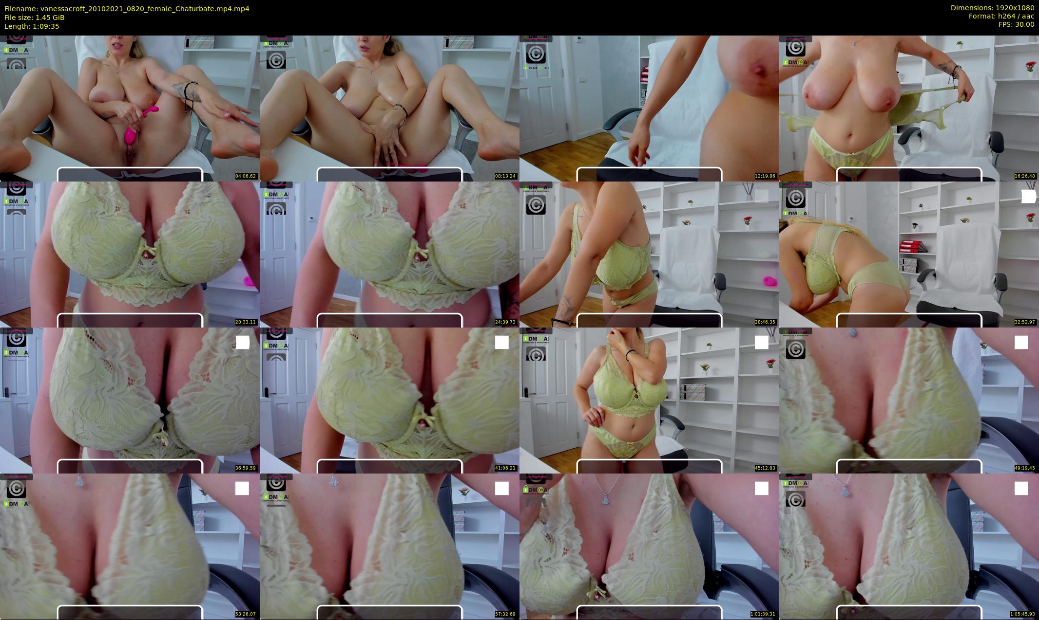 vanessacroft — 70 minute Chaturbate female cam show recording, 1080p, Oct 20, 2021