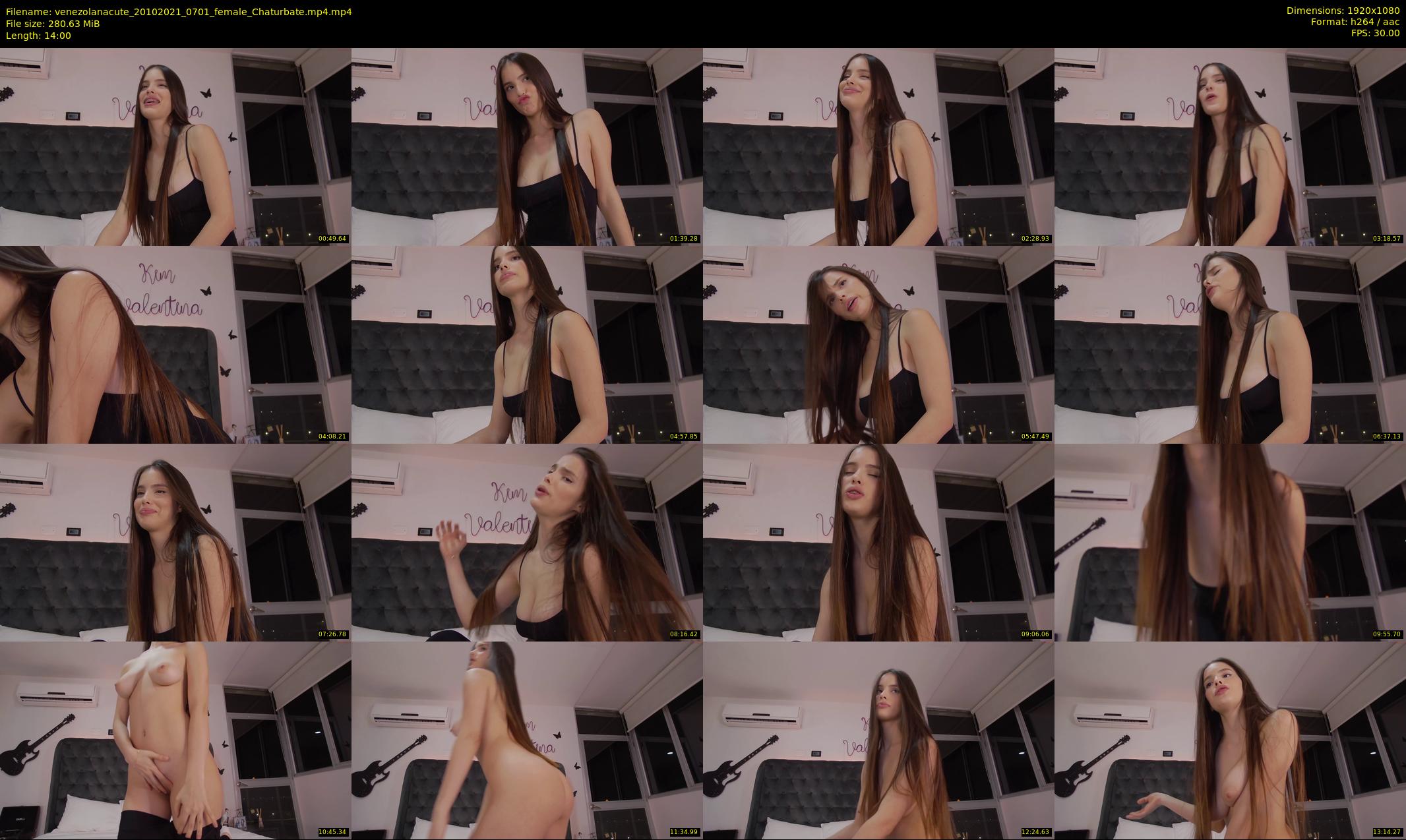 venezolanacute — 14 minute Chaturbate female cam show recording, 1080p, Oct 20, 2021