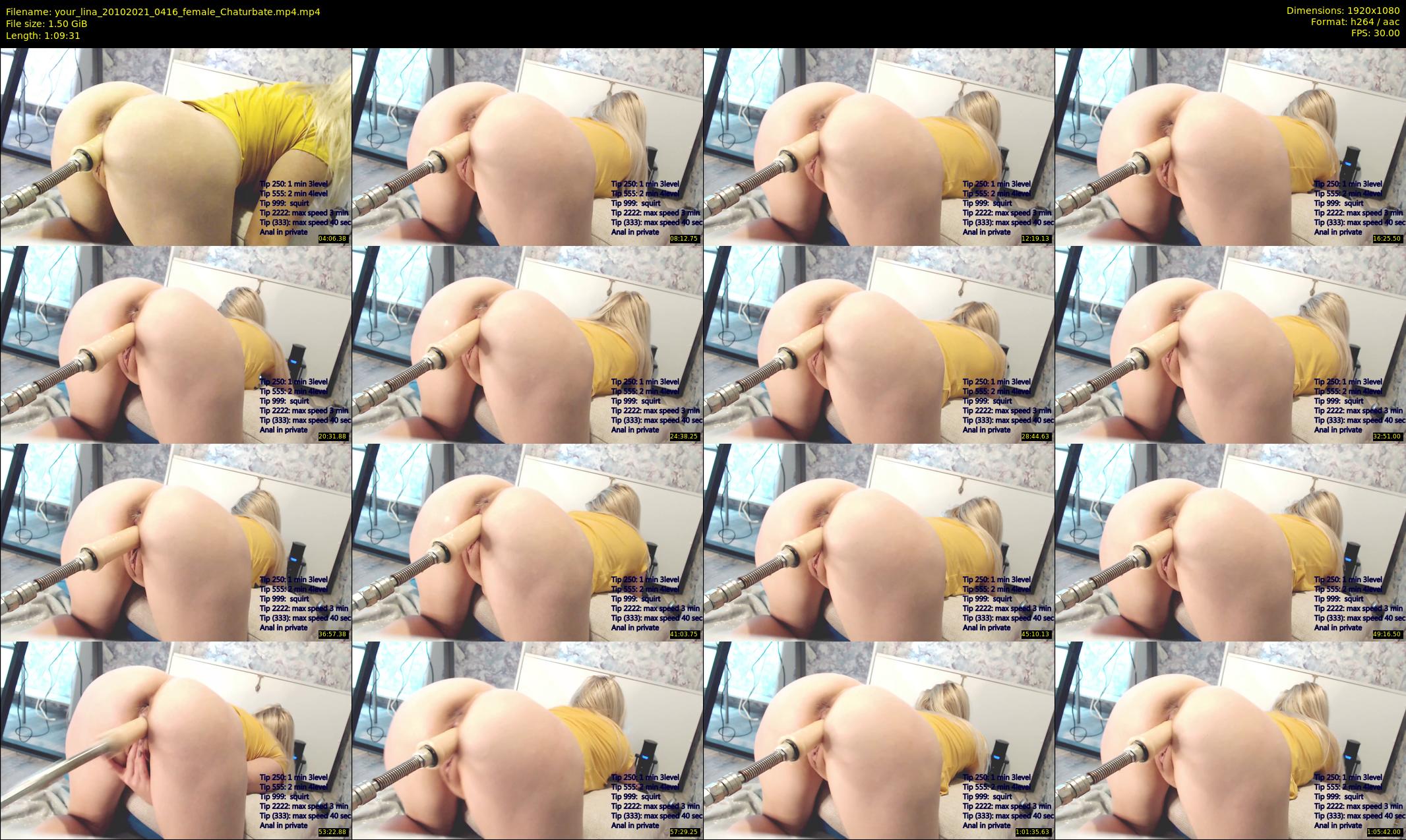your_lina — 70 minute Chaturbate female cam show recording, 1080p, Oct 20, 2021