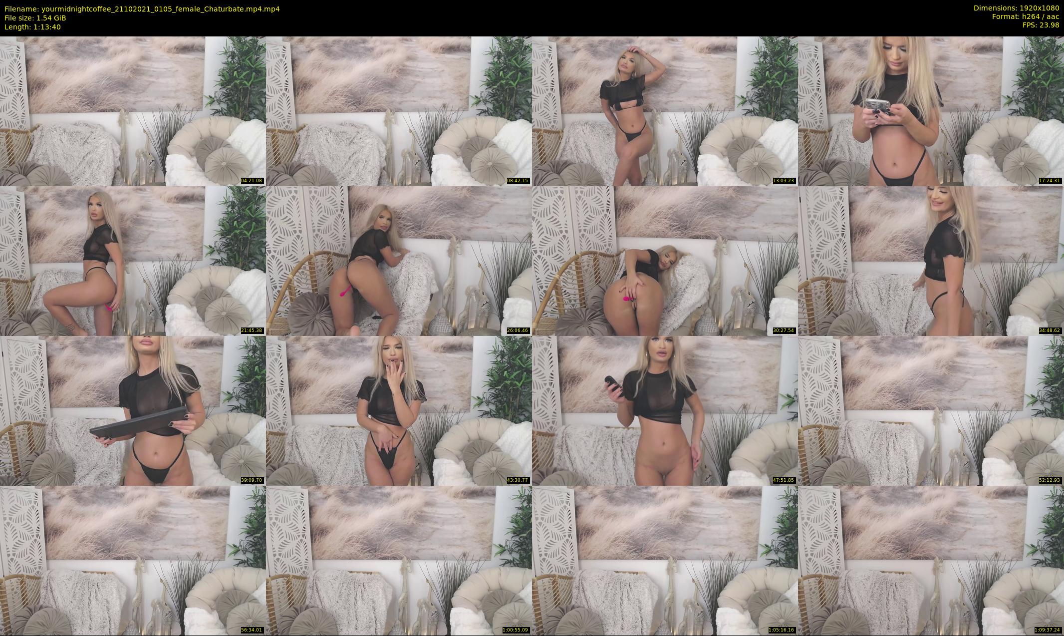 yourmidnightcoffee — 74 minute Chaturbate female cam show recording, 1080p, Oct 21, 2021