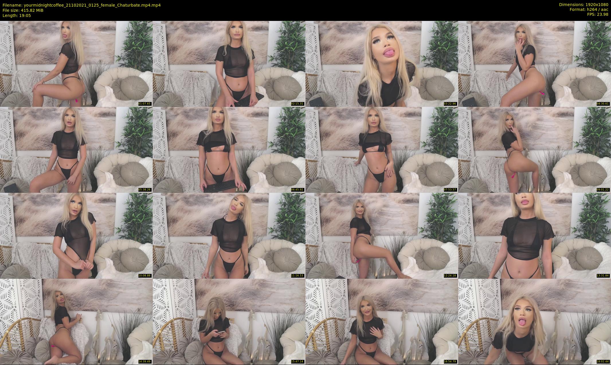 yourmidnightcoffee — 20 minute Chaturbate female cam show recording, 1080p, Oct 21, 2021