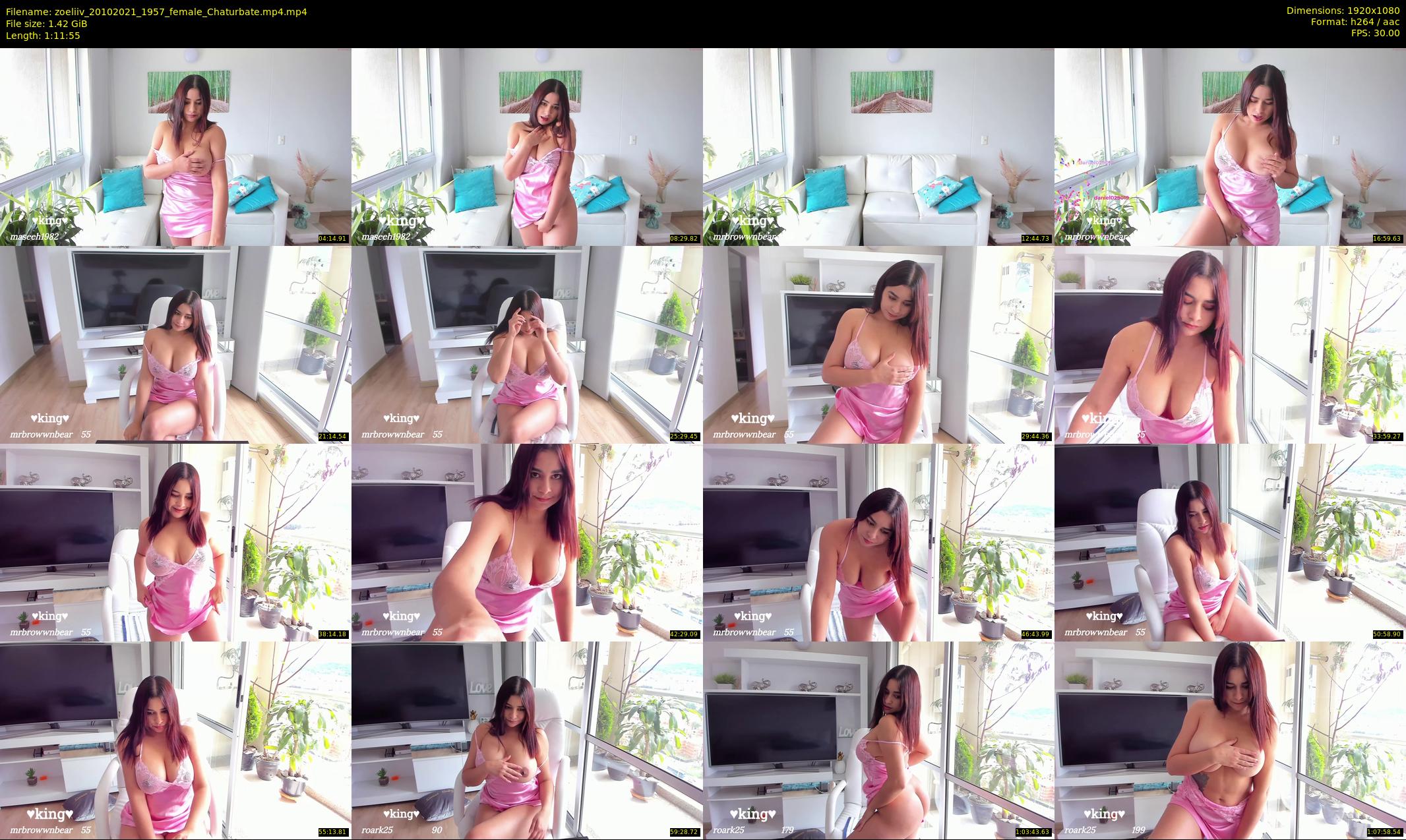 zoeliiv — 72 minute Chaturbate female cam show recording, 1080p, Oct 20, 2021