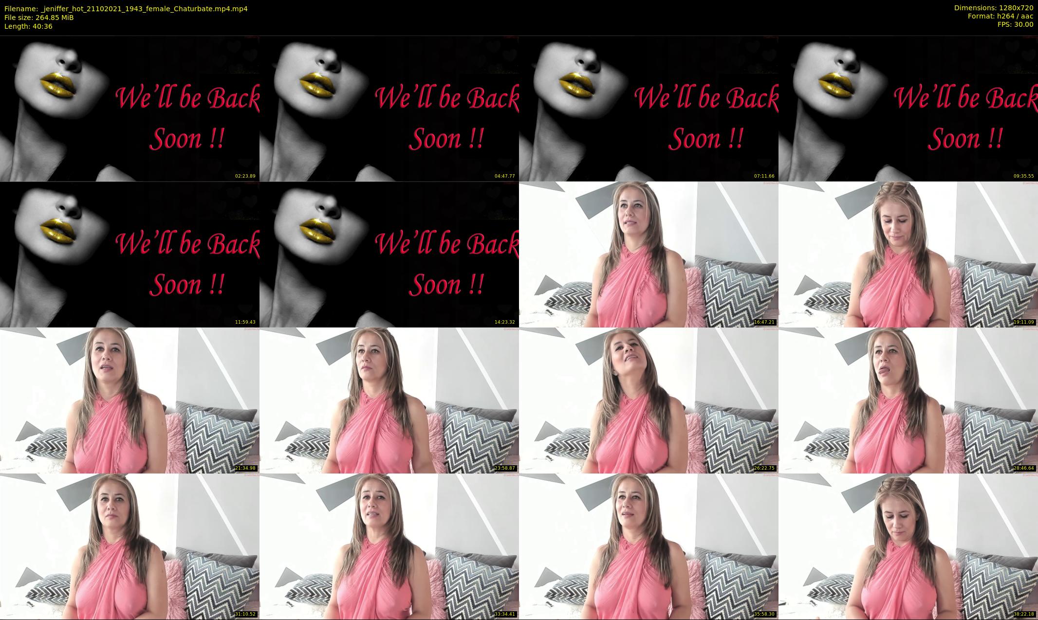 _jeniffer_hot — 41 minute Chaturbate female cam show recording, 720p, Oct 21, 2021