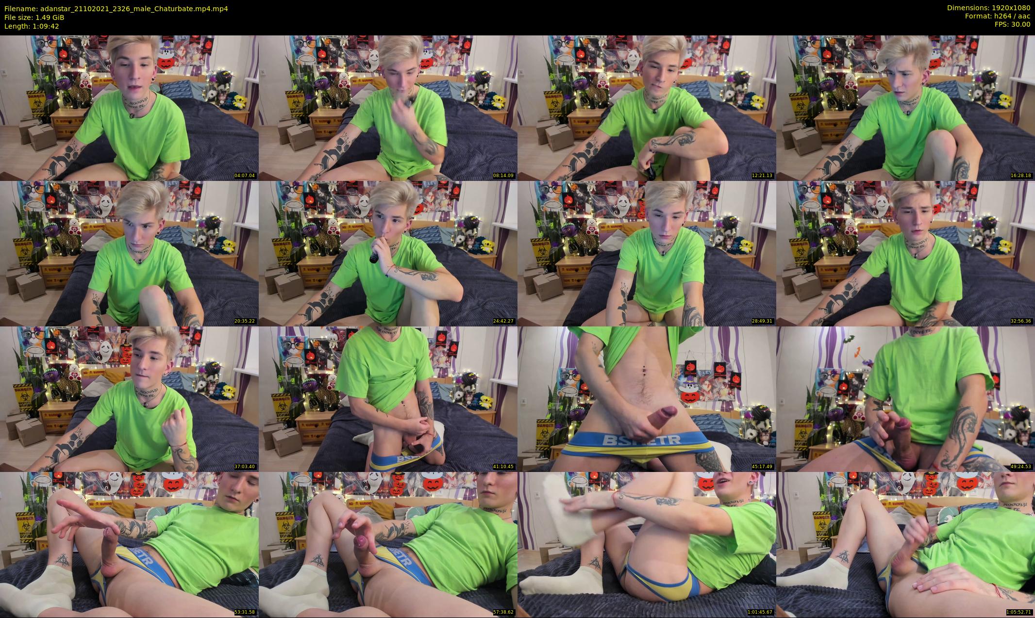 adanstar — 70 minute Chaturbate male cam show recording, 1080p, Oct 21, 2021