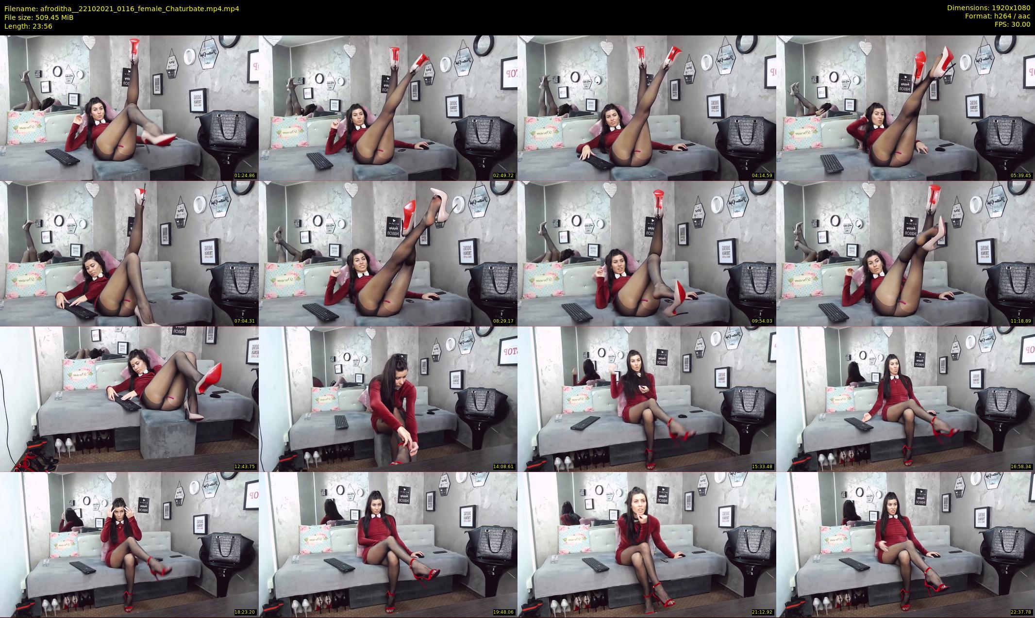afroditha_ — 24 minute Chaturbate female cam show recording, 1080p, Oct 22, 2021
