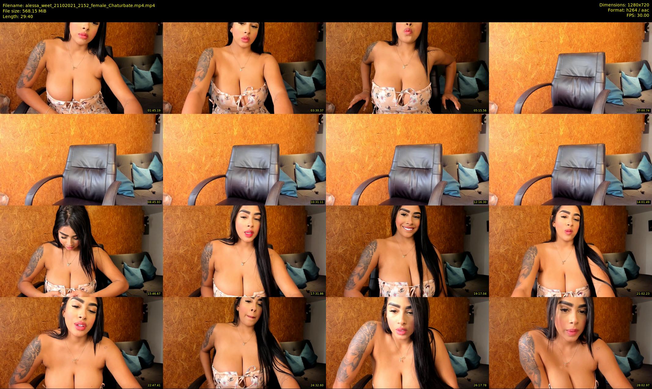 alessa_weet — 30 minute Chaturbate female cam show recording, 720p, Oct 21, 2021