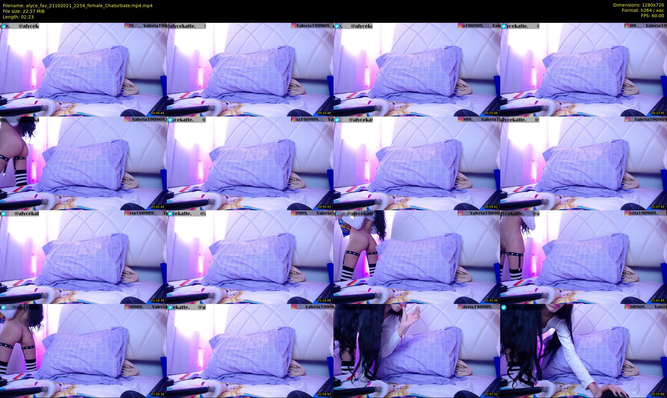 alyce_fav — 3 minute Chaturbate female cam show recording, 720p, Oct 21, 2021