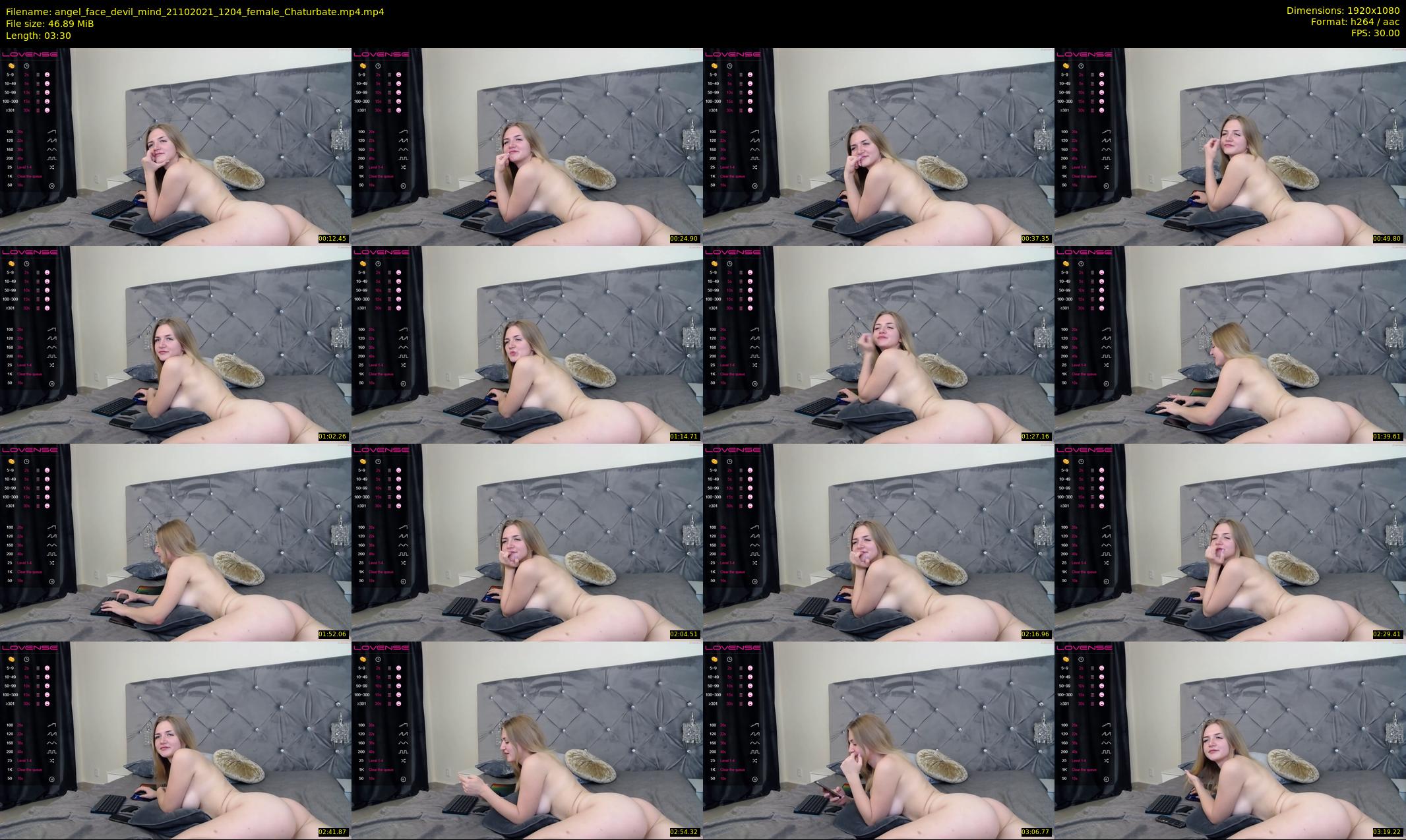 angel_face_devil_mind — 4 minute Chaturbate female cam show recording, 1080p, Oct 21, 2021