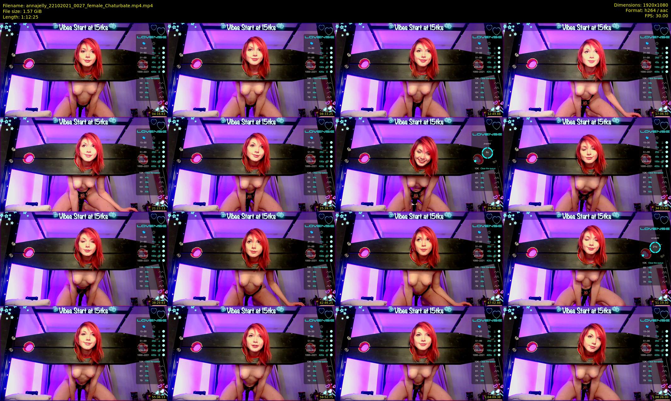 annajelly — 73 minute Chaturbate couple cam show recording, 1080p, Oct 22, 2021