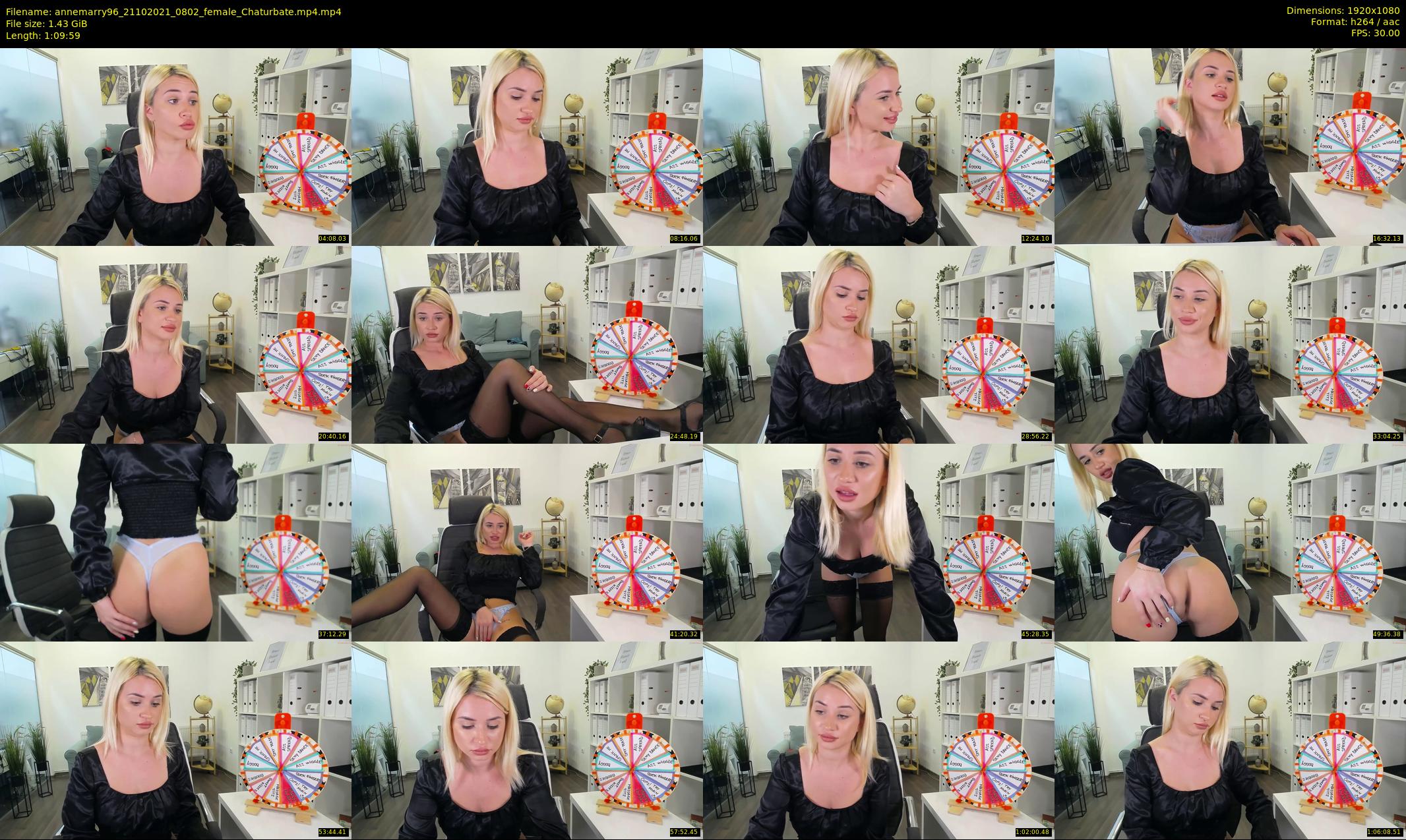 annemarry96 — 70 minute Chaturbate female cam show recording, 1080p, Oct 21, 2021