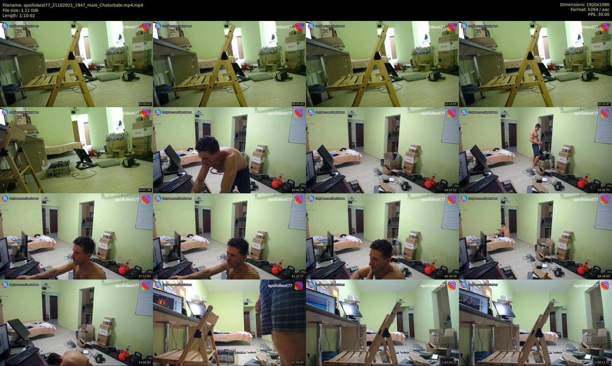 apollobest77 — 71 minute Chaturbate male cam show recording, 1080p, Oct 21, 2021