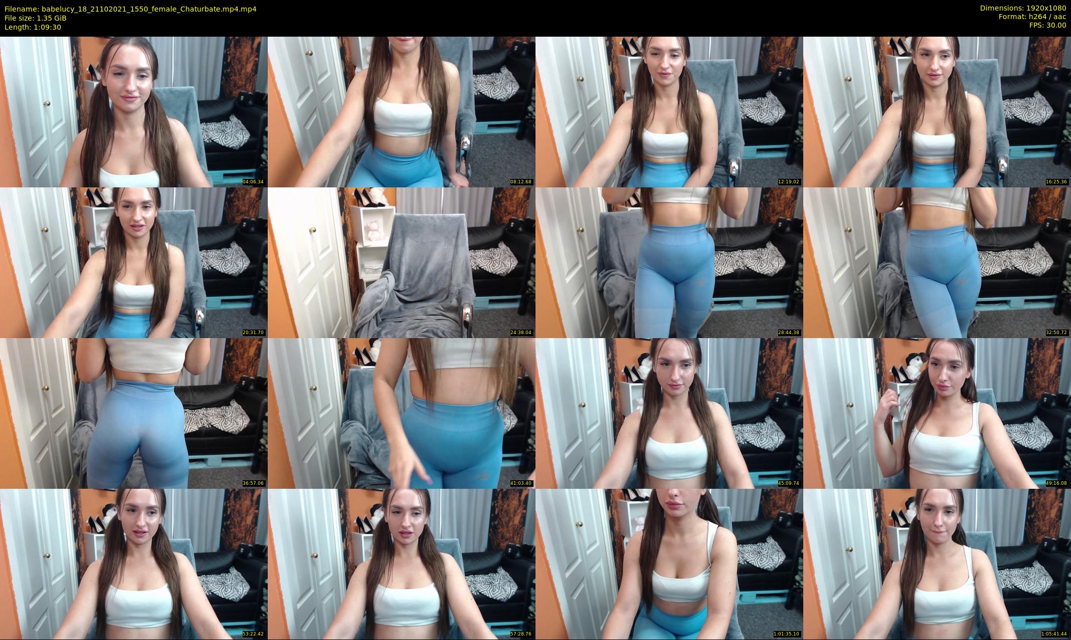 babelucy_18 — 70 minute Chaturbate female cam show recording, 1080p, Oct 21, 2021