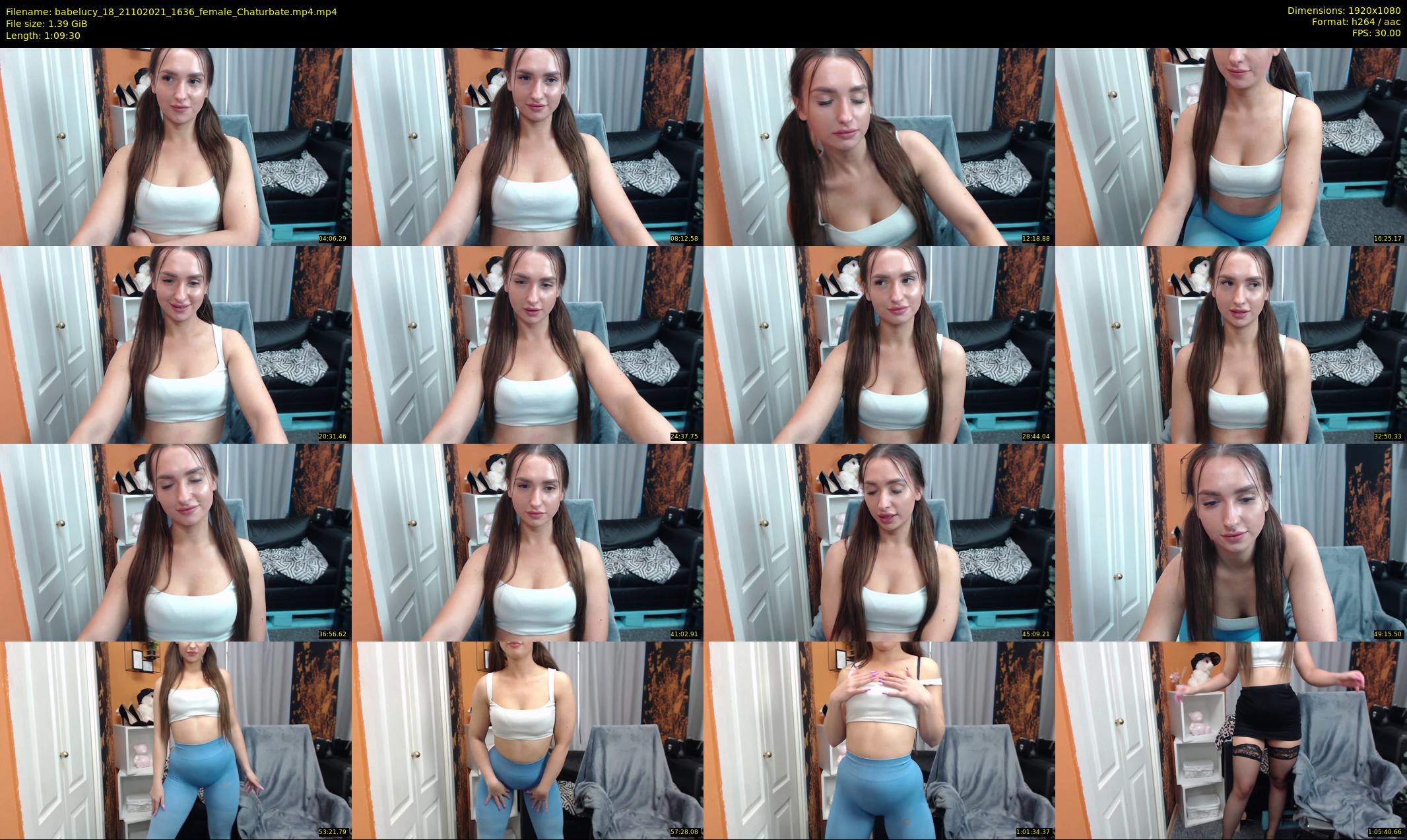 babelucy_18 — 70 minute Chaturbate female cam show recording, 1080p, Oct 21, 2021