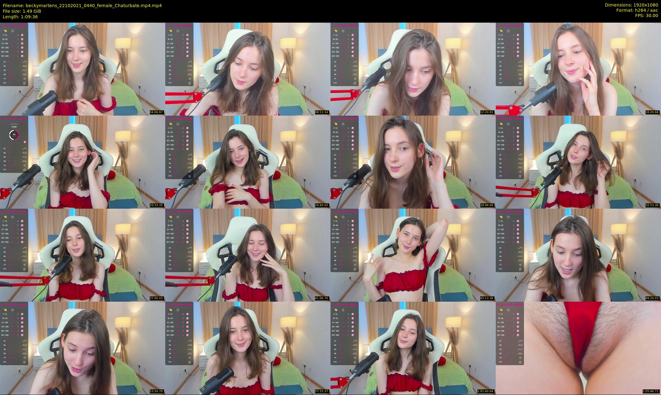beckymartens — 70 minute Chaturbate female cam show recording, 1080p, Oct 22, 2021