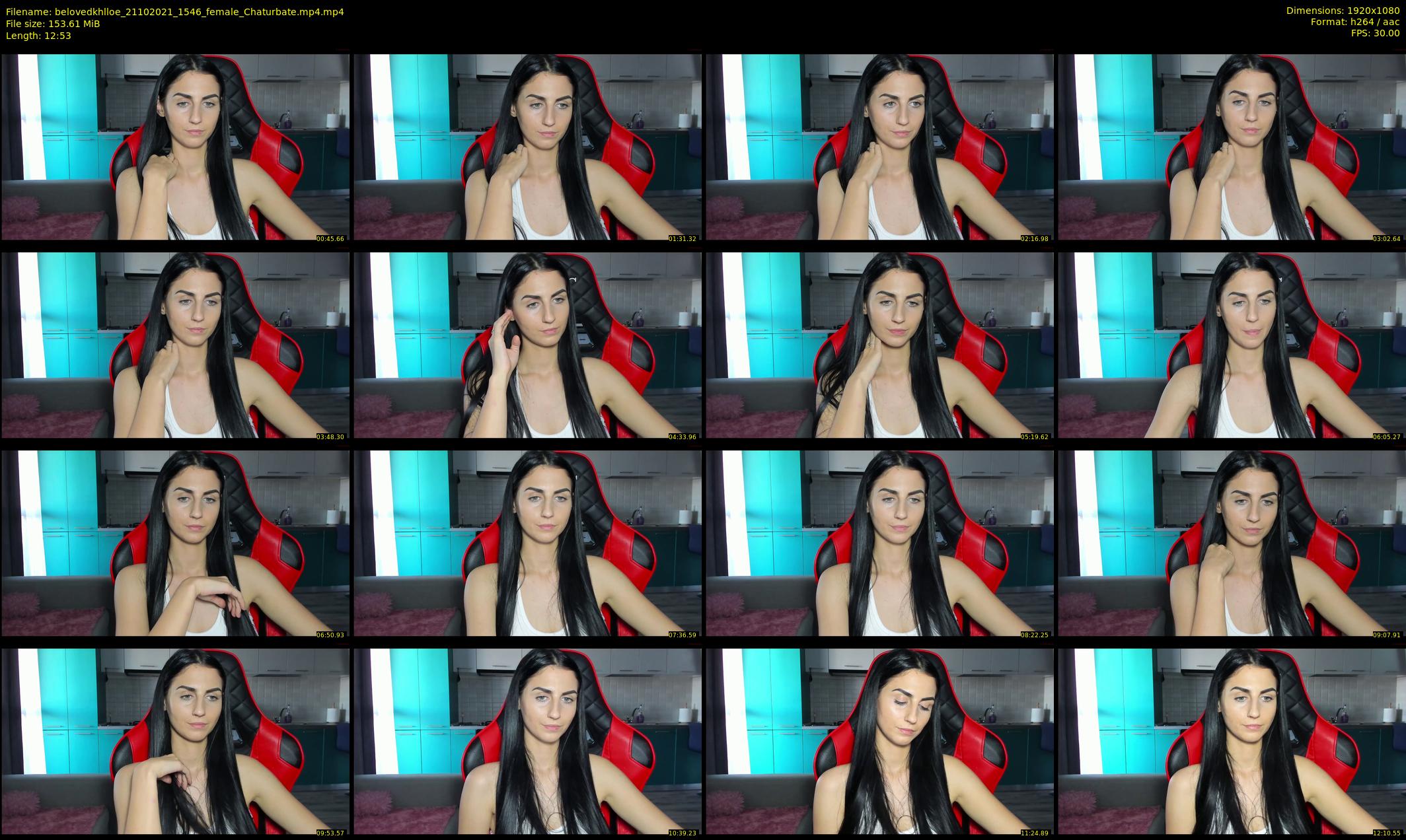 belovedkhlloe — 13 minute Chaturbate female cam show recording, 1080p, Oct 21, 2021