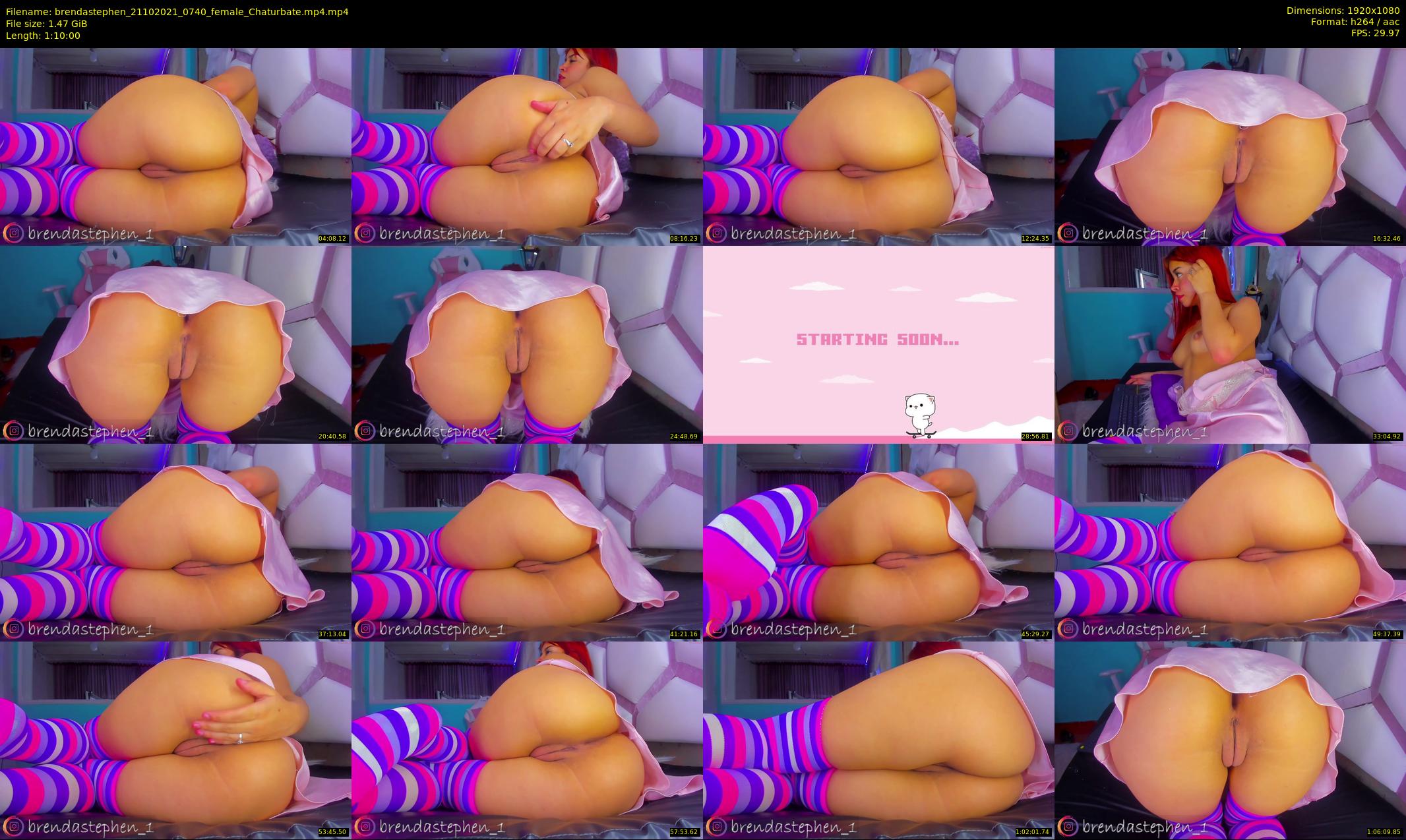 brendastephen — 70 minute Chaturbate female cam show recording, 1080p, Oct 21, 2021