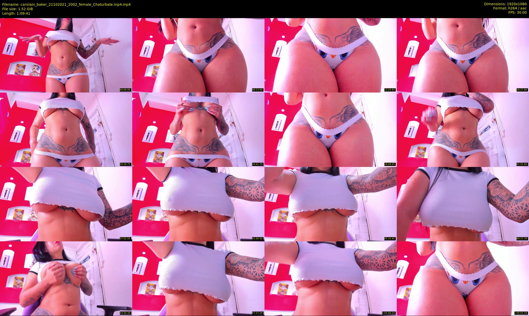 carolain_baker — 70 minute Chaturbate female cam show recording, 1080p, Oct 21, 2021