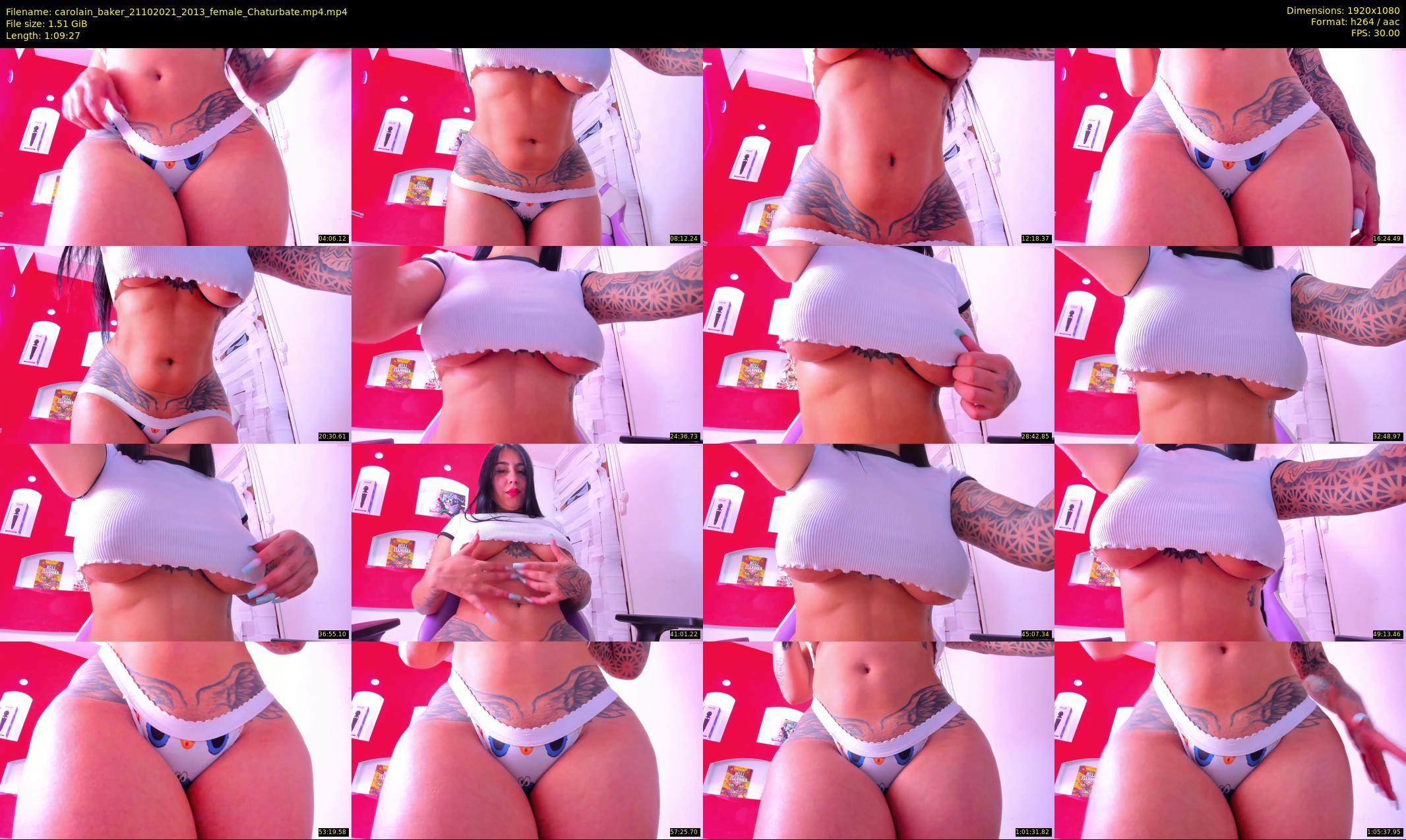 carolain_baker — 70 minute Chaturbate female cam show recording, 1080p, Oct 21, 2021
